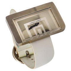 Pierre Cardin 1971 by Jaeger Lecoultre PC116 Orologio da polso geometrico in acciaio inossidabile