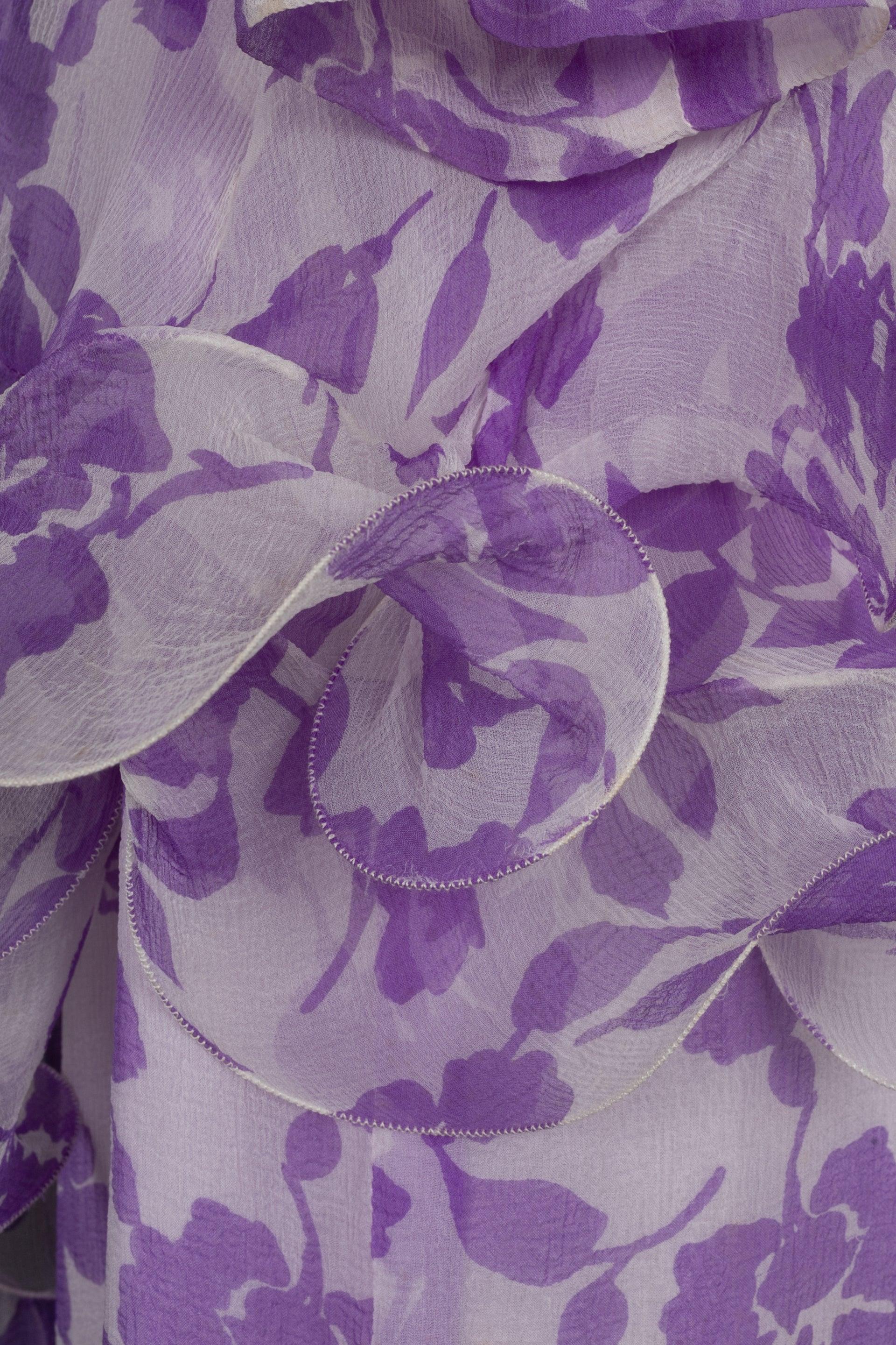 Pierre Cardin Asymmetrical Sheath Silk Dress For Sale 4