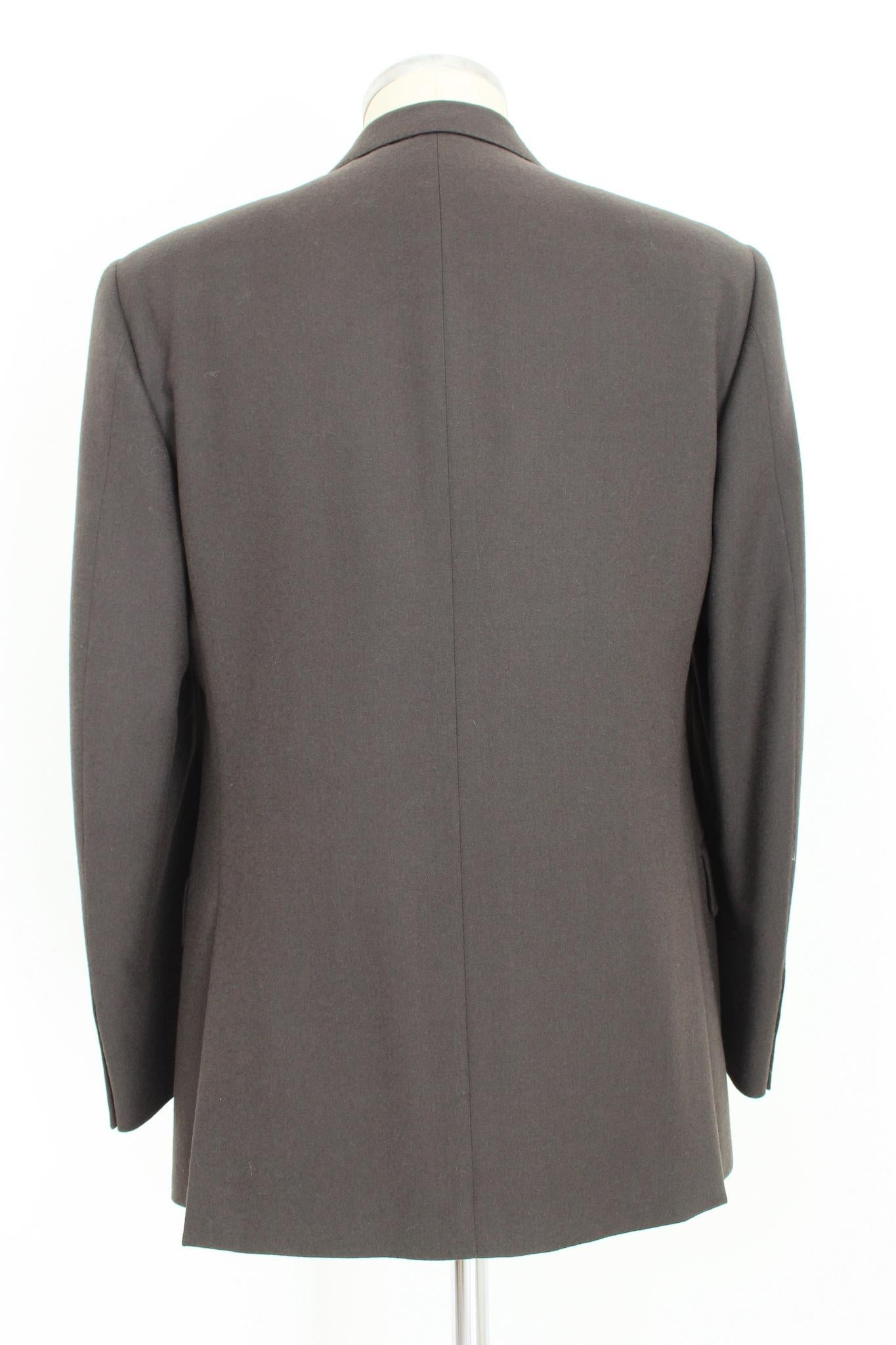 Pierre Cardin - Costume pantalon cérémonie en cachemire marron, vintage Neuf - En vente à Brindisi, Bt