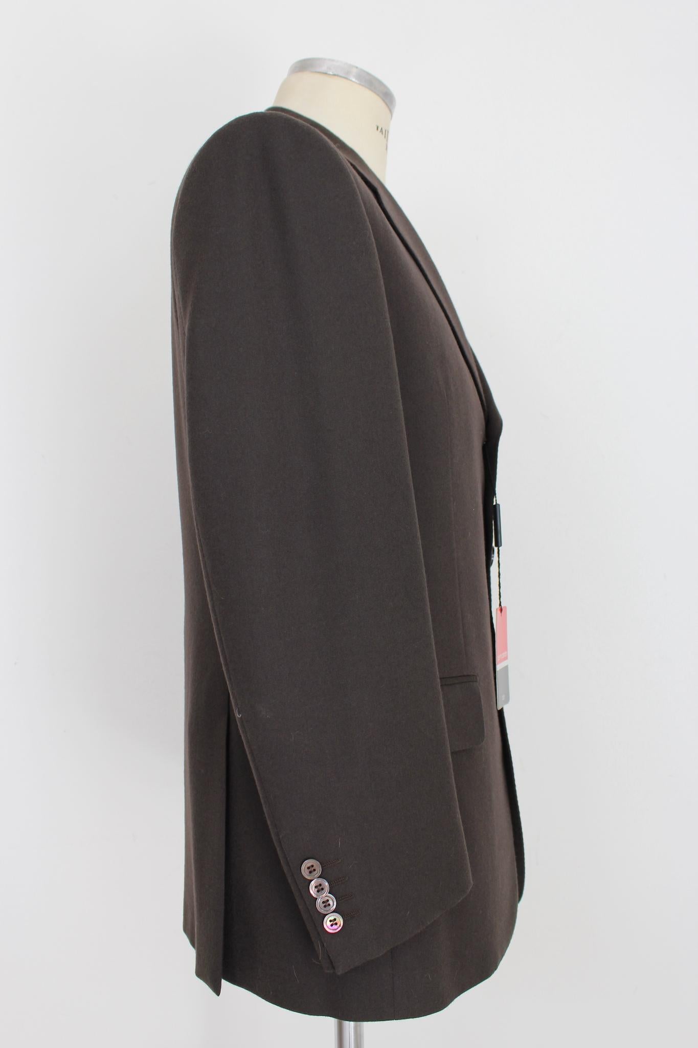 Pierre Cardin - Costume pantalon cérémonie en cachemire marron, vintage Pour hommes en vente