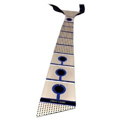 Vintage PIERRE CARDIN Bubble Metal Articulated Space Age Futuristic Necktie Necklace