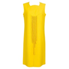Canary Kleid aus gelber Wollmischung von Pierre Cardin