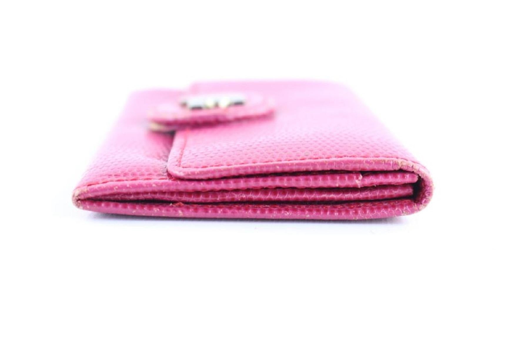 Pierre Cardin Card Wallet 7mr0115 Pink Clutch For Sale 1