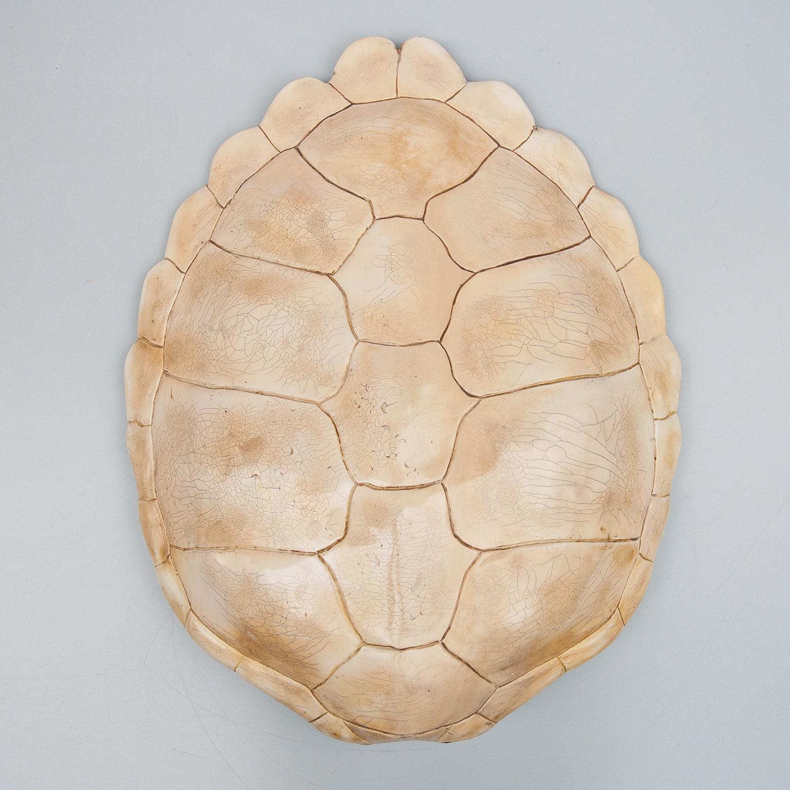 Pierre Cardin Ceramic Tortoise Shell Lamp, France, 1960s 4