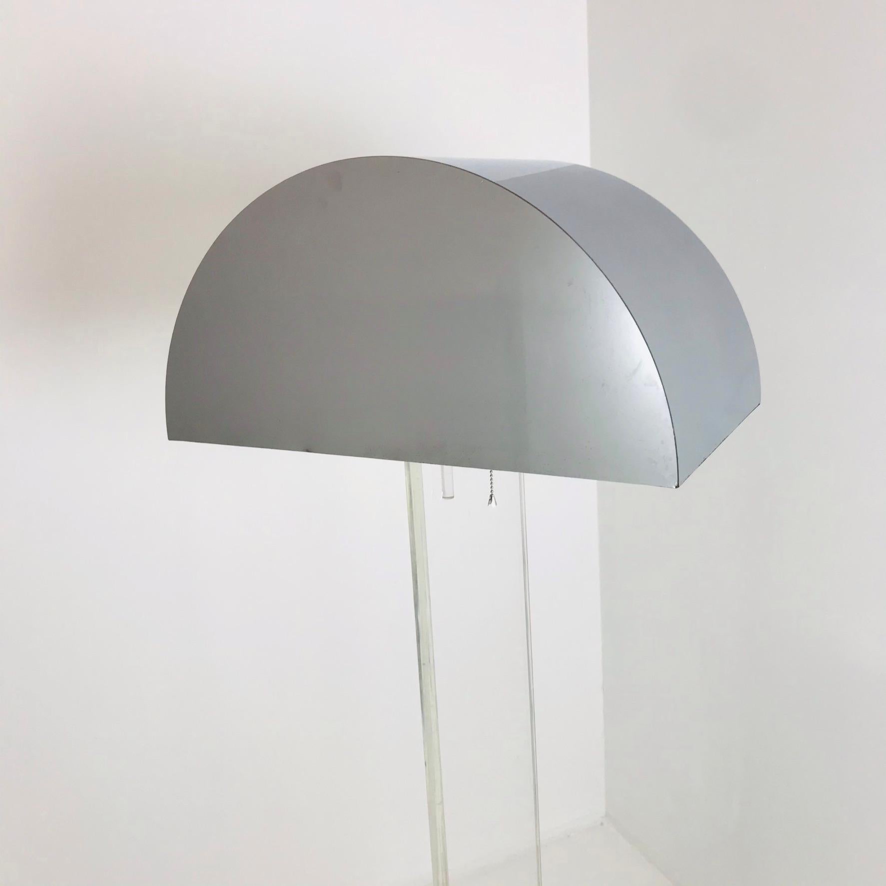 Pierre Cardin Chrome & Lucite Floor Lamp For Sale 1