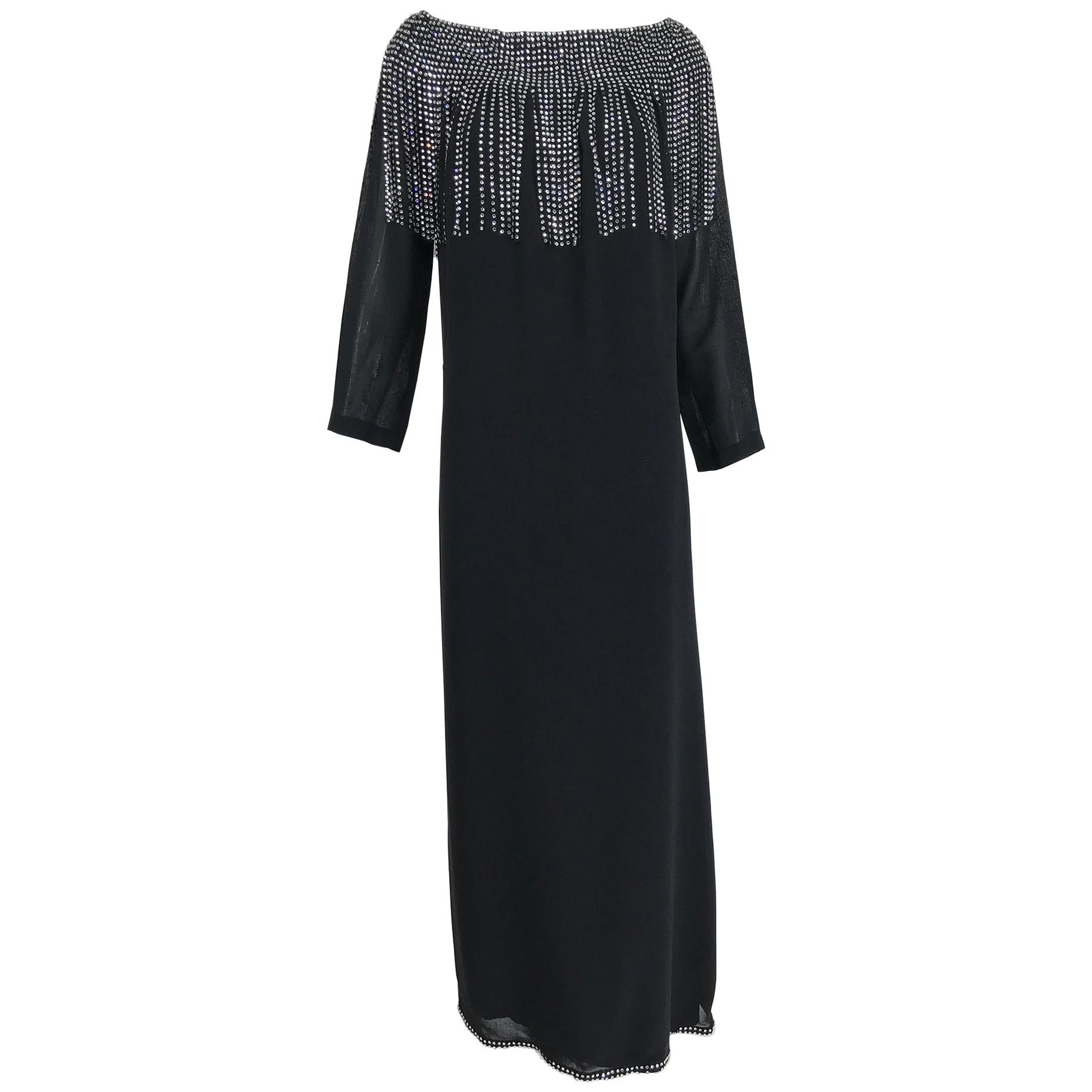 1970s Ruffled Pierre Cardin Dress