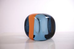 Pierre Cardin Cube Decorative Glass by Venini, Signed