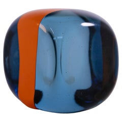 Pierre Cardin Cube Decorative Glass by Venini, Signed