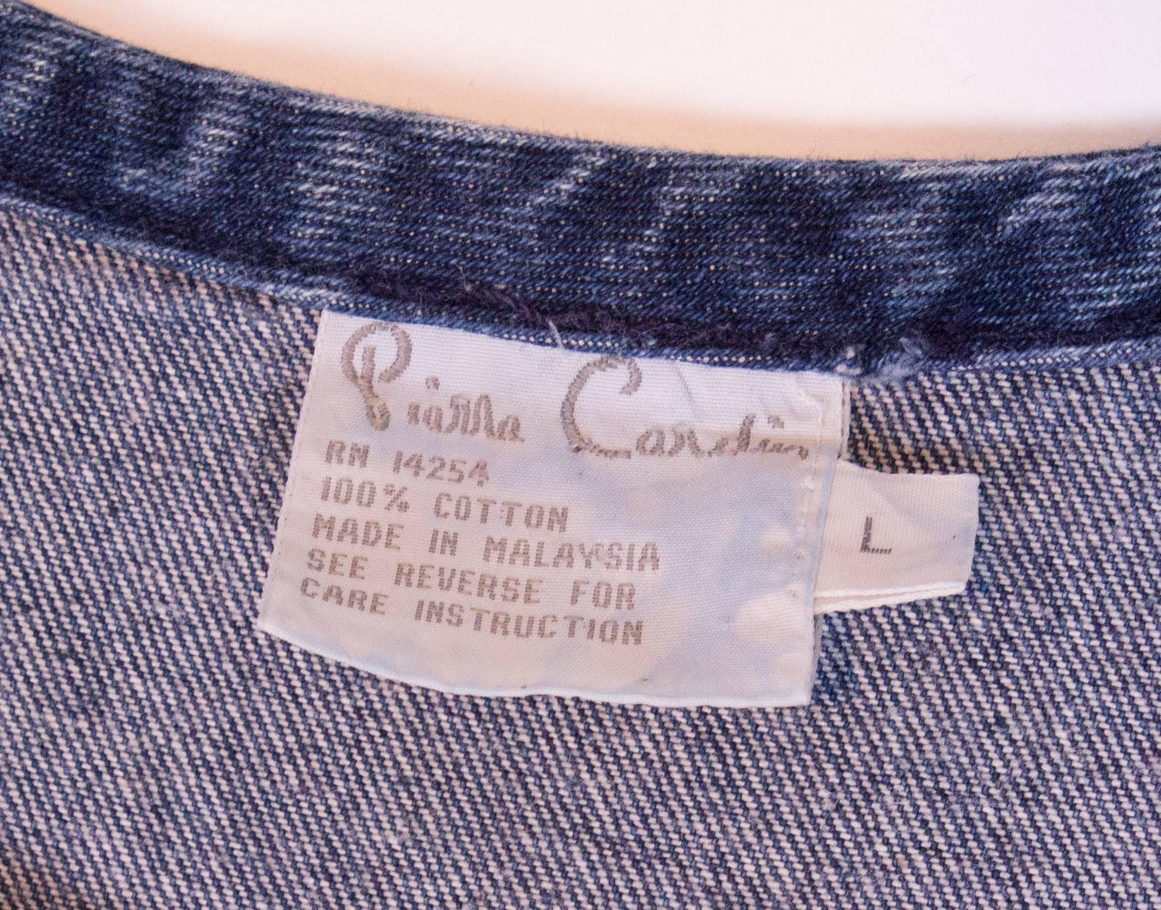 Pierre Cardin Denim Pinafore Dress 2