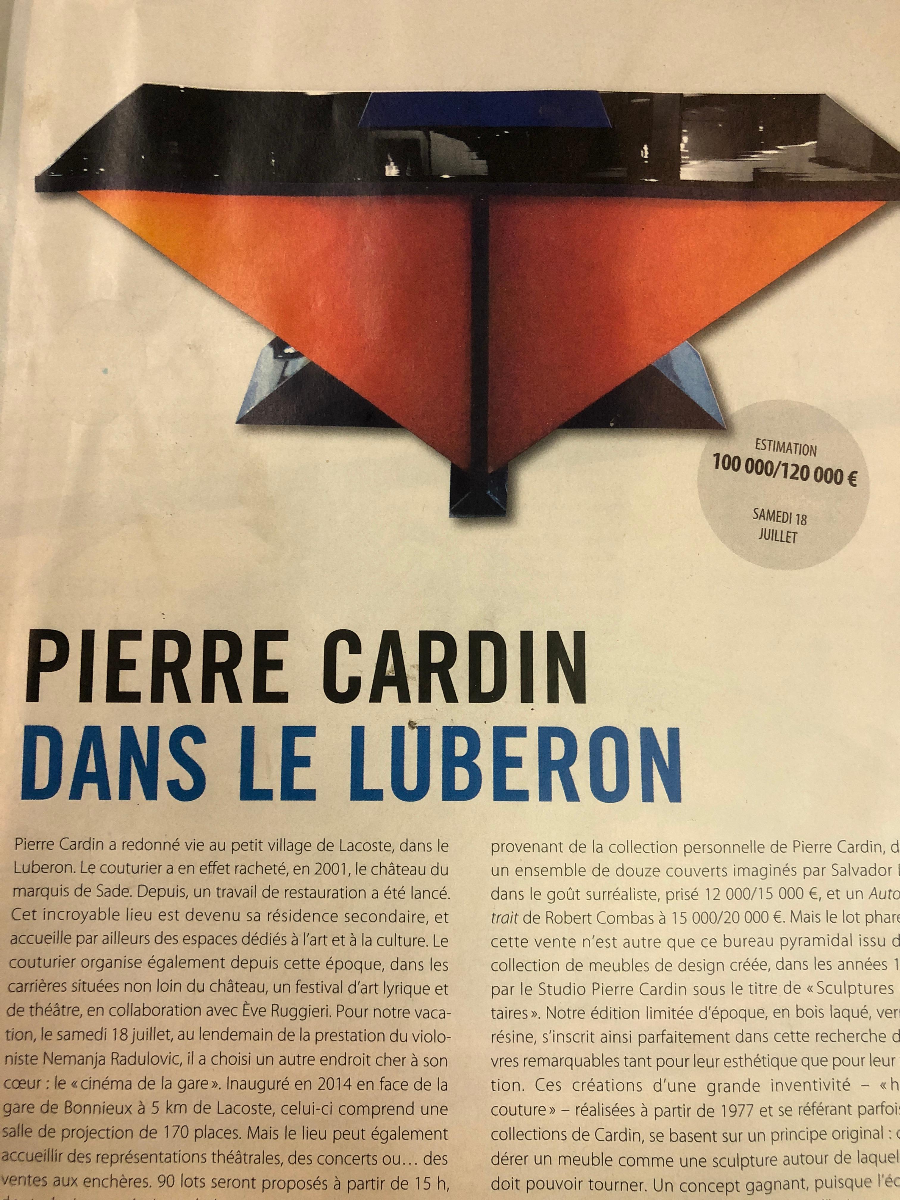 Bureau Pierre Cardin  en vente 10