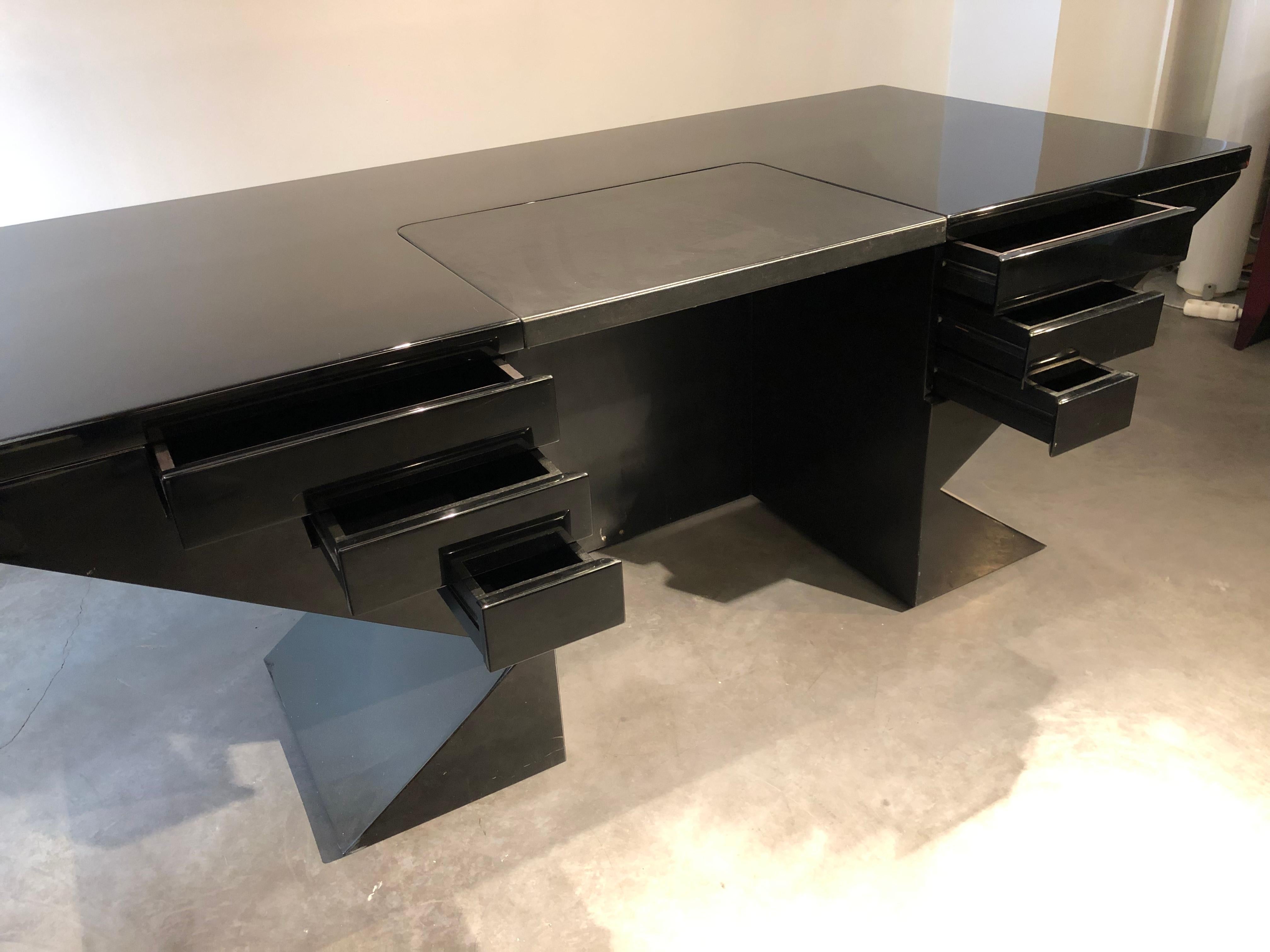 Pierre Cardin desk  In Fair Condition For Sale In Bruxelles, BE