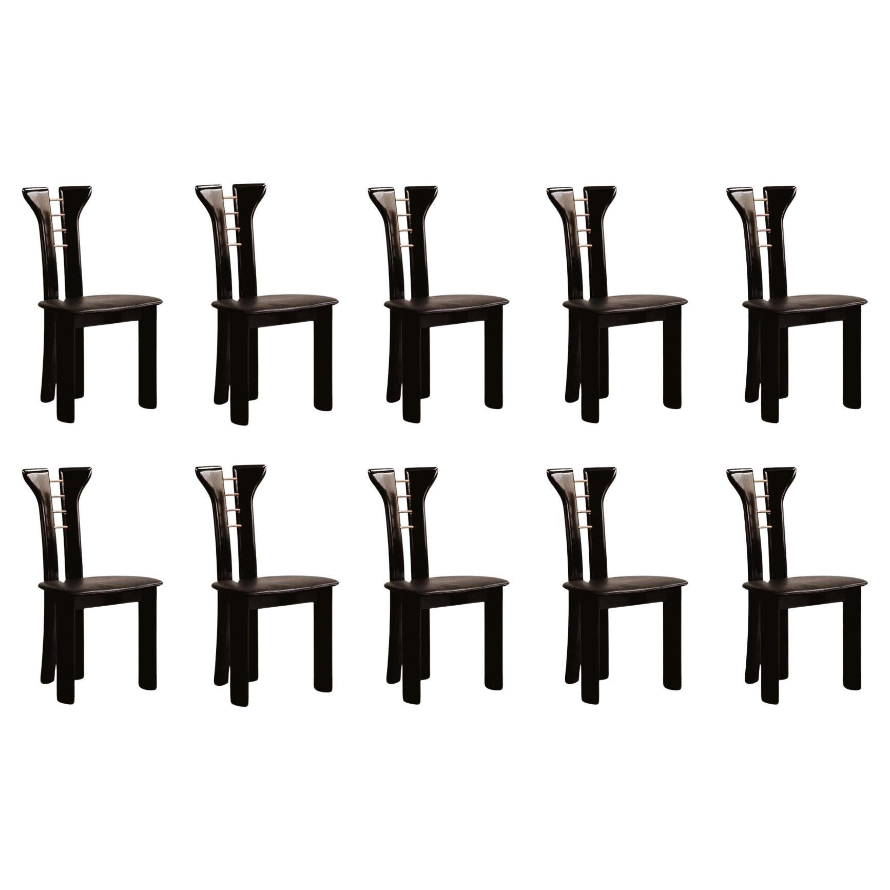 Esszimmerstühle von Pierre Cardin für Roche Bobois, 1970, 10er-Set im Angebot