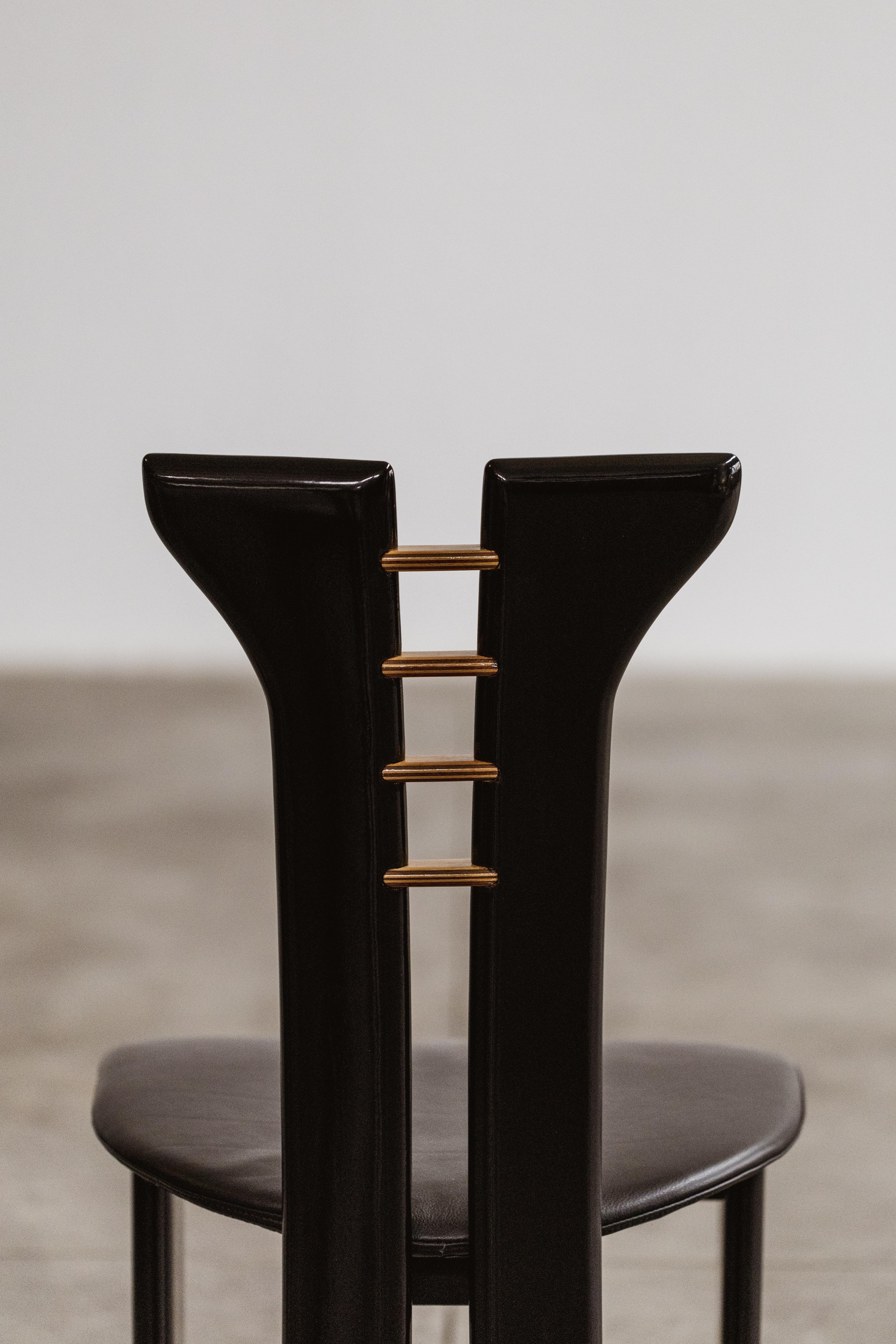 Esszimmerstühle von Pierre Cardin für Roche Bobois, 4er-Set, 1970 (Ende des 20. Jahrhunderts) im Angebot