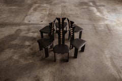 Esszimmerstühle von Pierre Cardin für Roche Bobois, 6er-Set, 1970