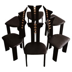 Esszimmerstühle von Pierre Cardin für Roche Bobois, 6er-Set, 1970