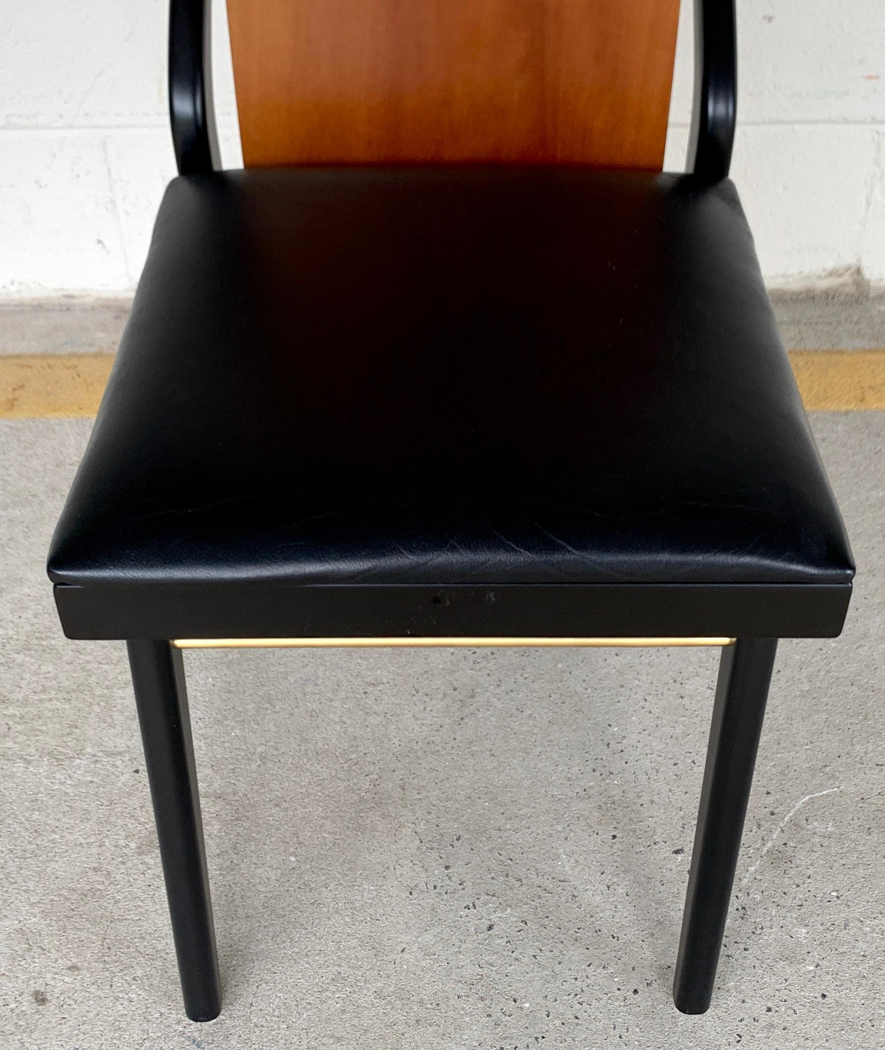 Pierre Cardin Esszimmer-Set, 6 Sessel mit Schlüssellochrückenlehne #26406 und Sockeltisch im Angebot 6