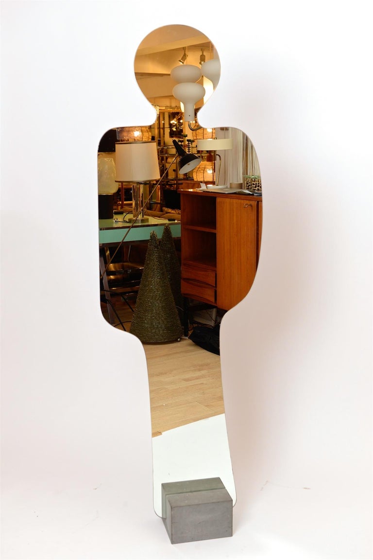 Mid-Century Modern Pierre Cardin for Acerbis Mirror