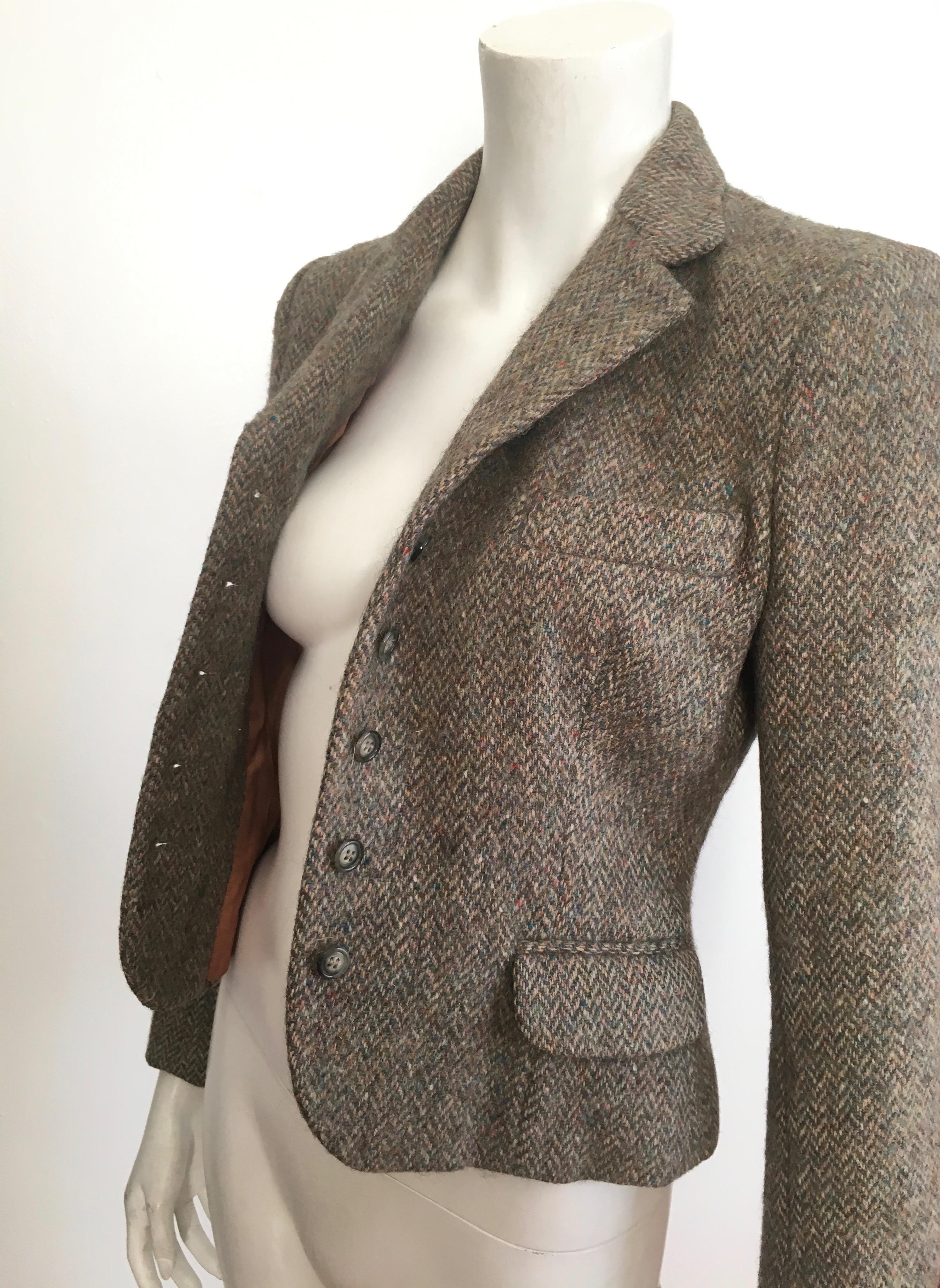 Pierre Cardin for Bloomingdale's 1960s Wool Cropped Jacket Size 4. 6
