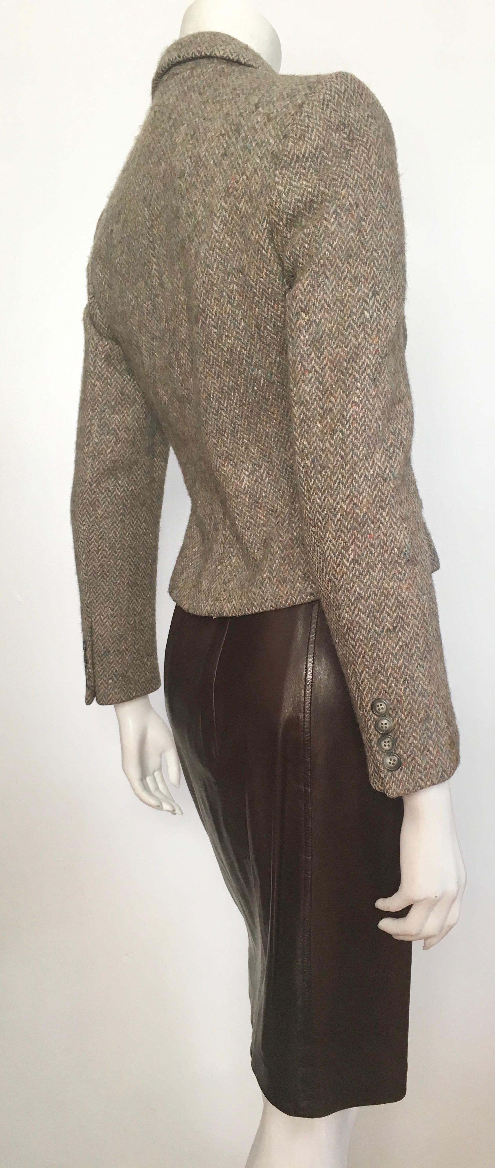 Pierre Cardin for Bloomingdale's 1960s Wool Cropped Jacket Size 4. 9