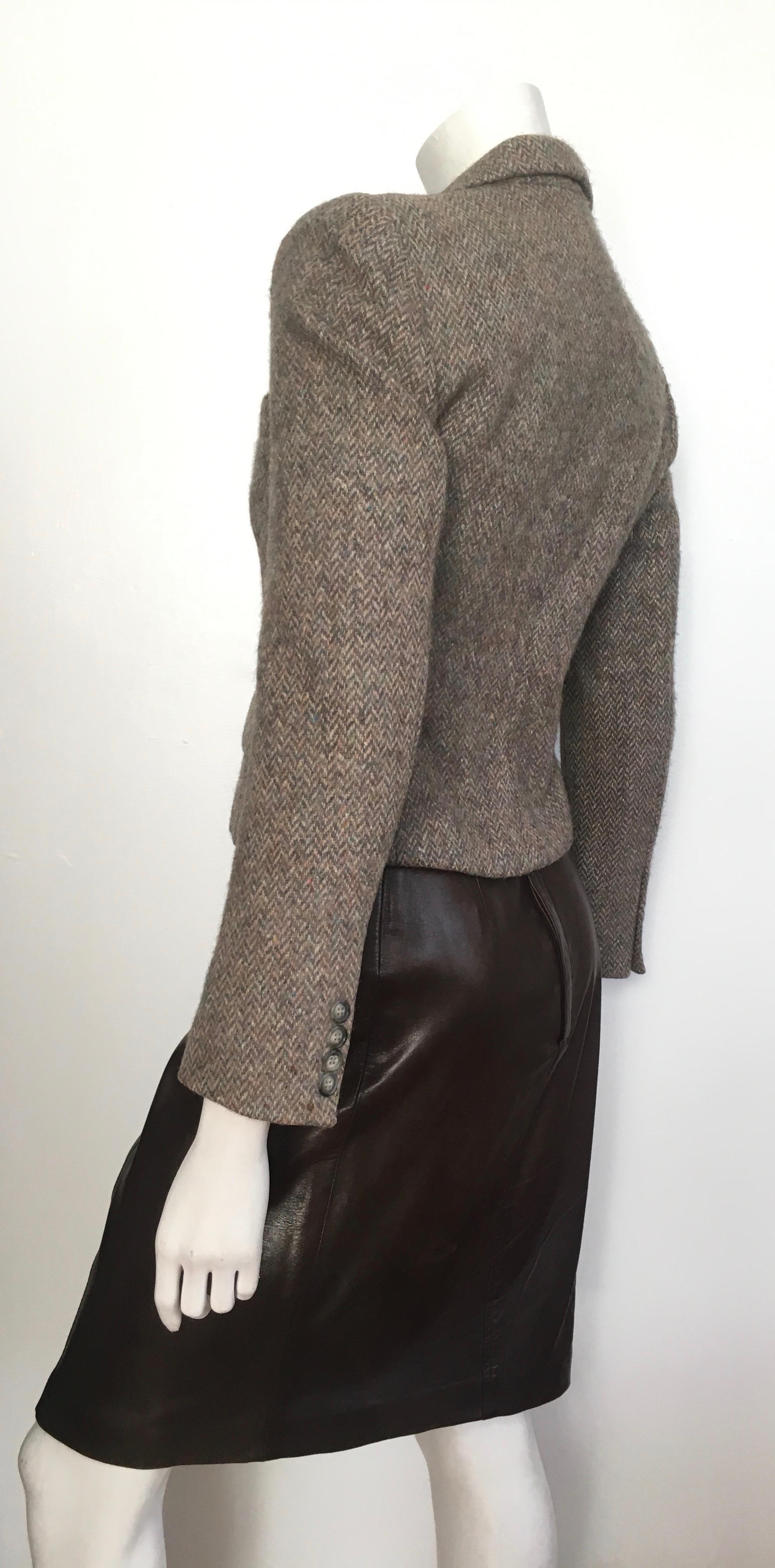 Pierre Cardin for Bloomingdale's 1960s Wool Cropped Jacket Size 4. 10