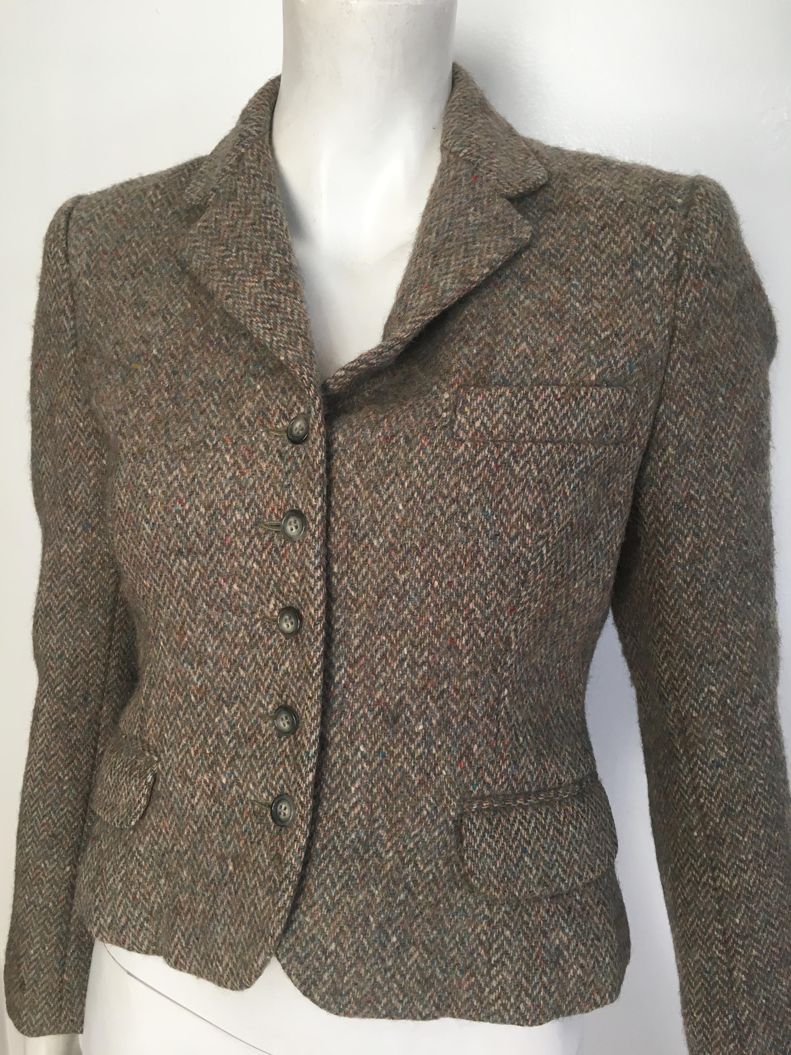 Pierre Cardin for Bloomingdale's 1960s Wool Cropped Jacket Size 4. In Excellent Condition In Atlanta, GA