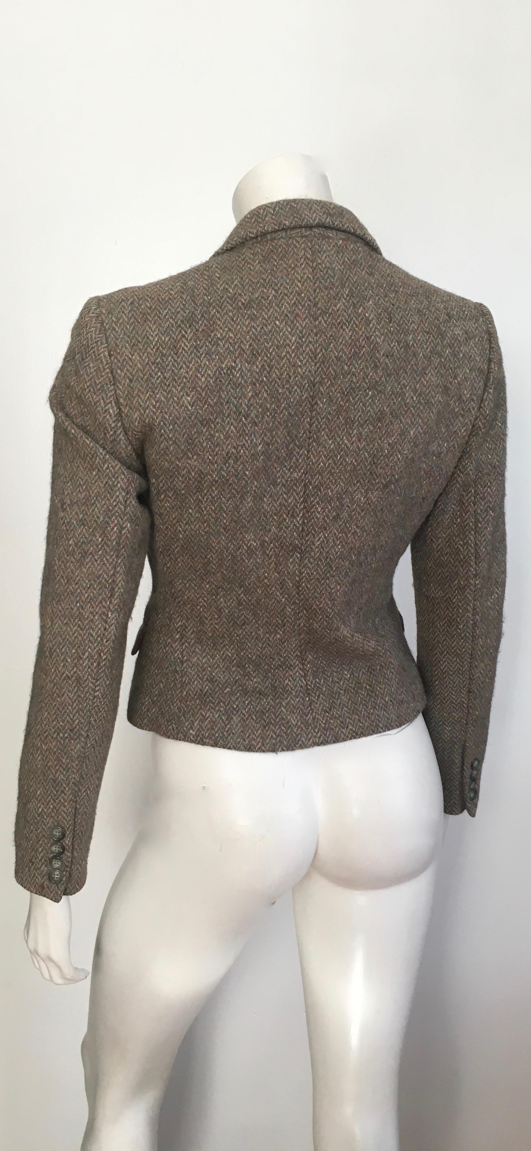 Pierre Cardin for Bloomingdale's 1960s Wool Cropped Jacket Size 4. 3