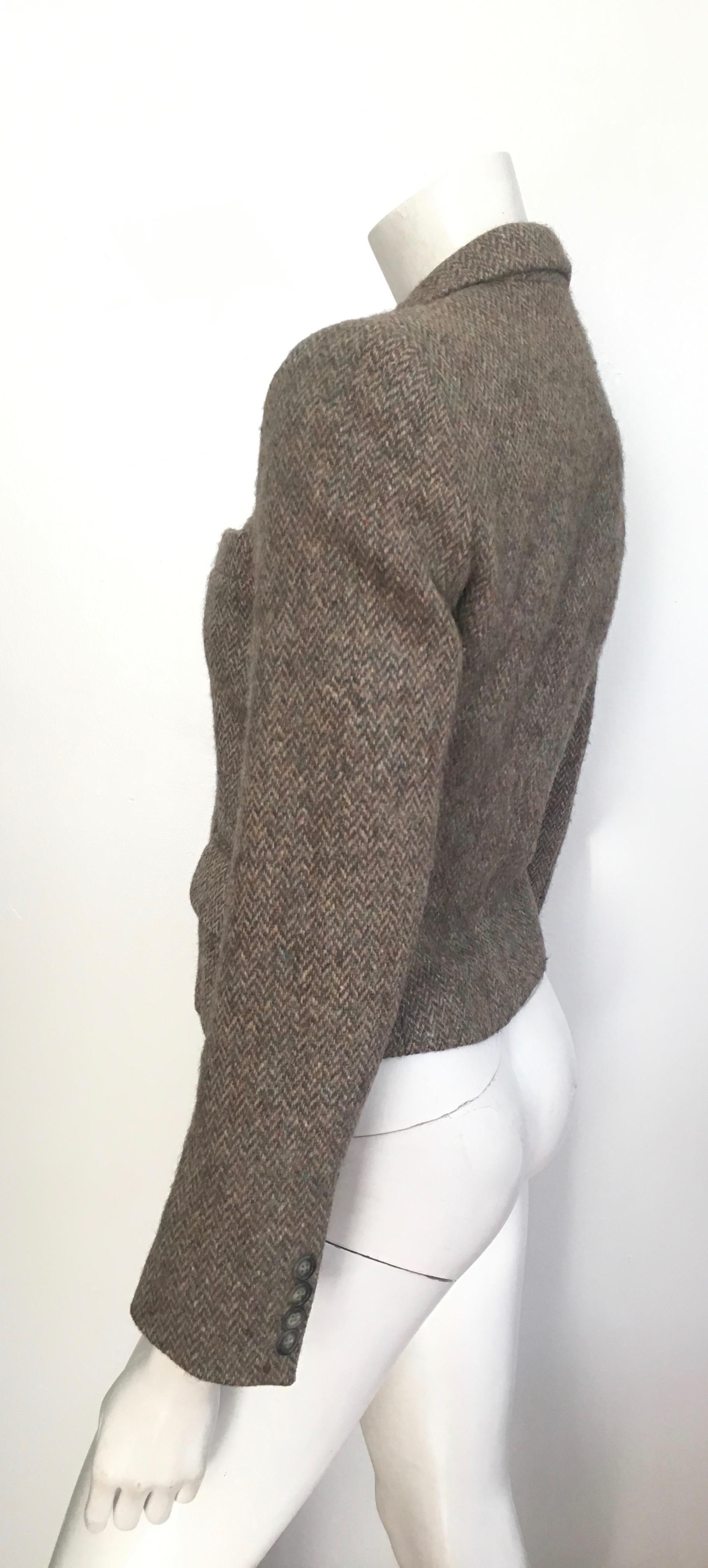 Pierre Cardin for Bloomingdale's 1960s Wool Cropped Jacket Size 4. 4