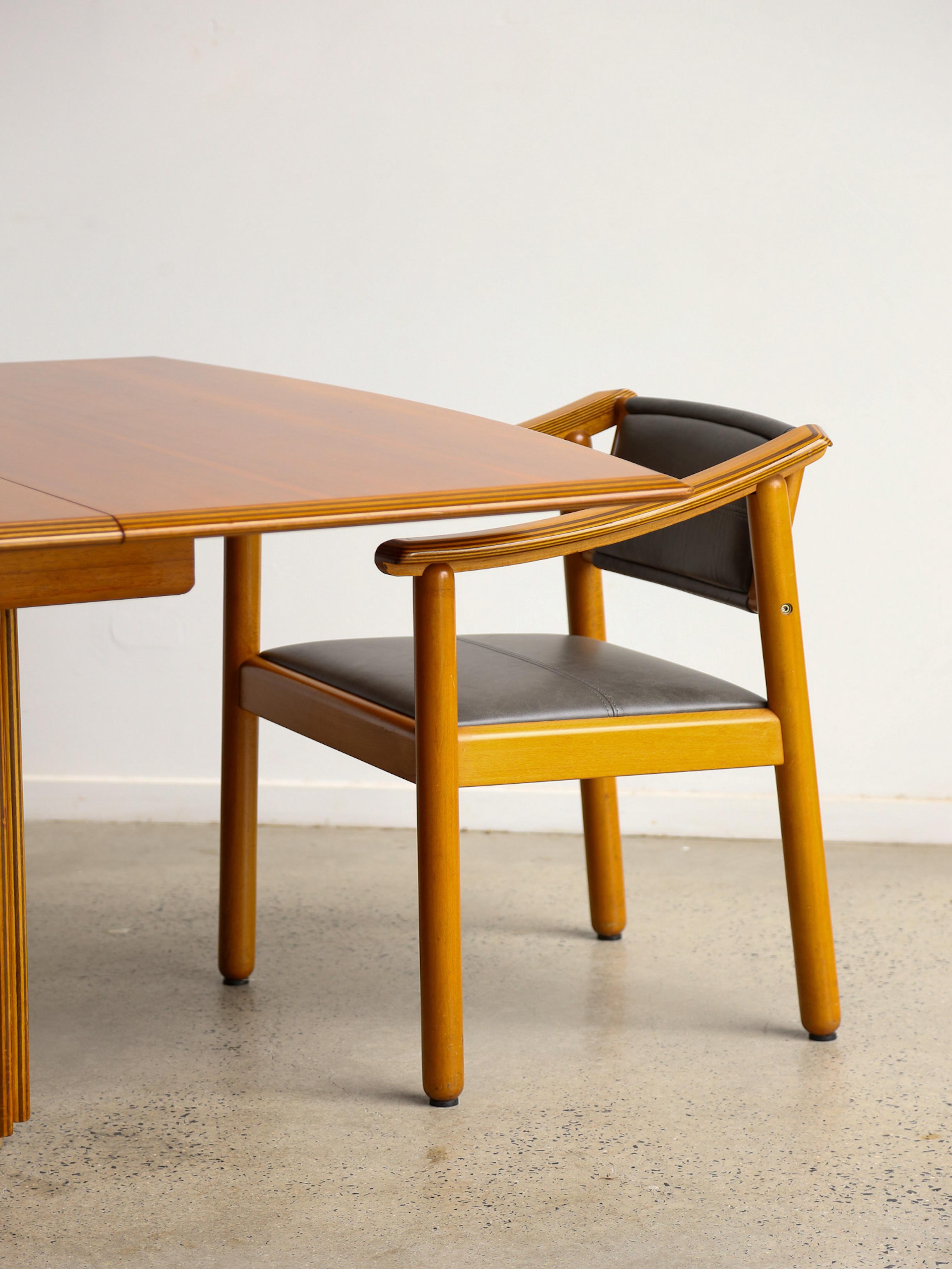 Pierre Cardin per Maxalto Set di sei poltrone in vendita 11