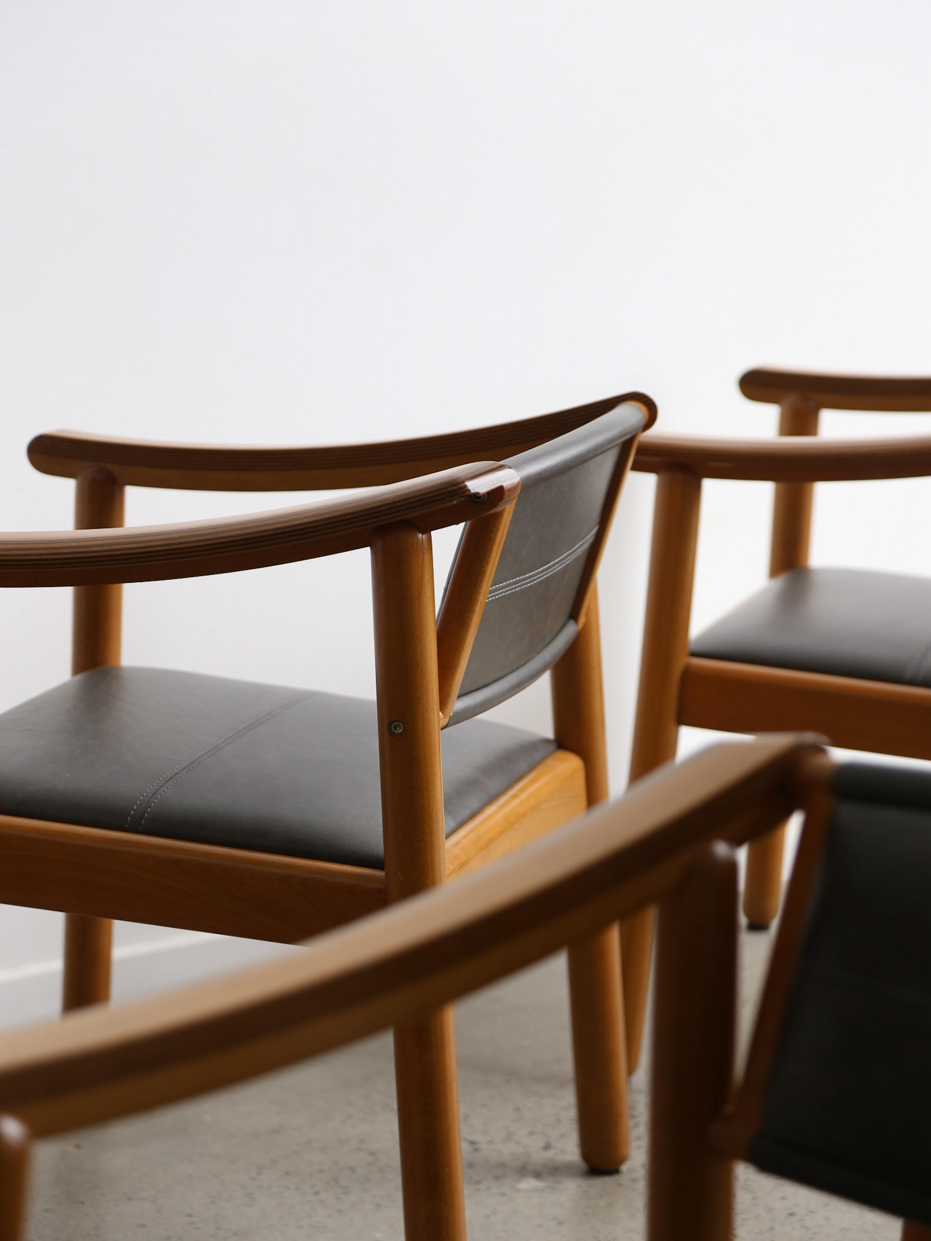 Italiano Pierre Cardin per Maxalto Set di sei poltrone in vendita