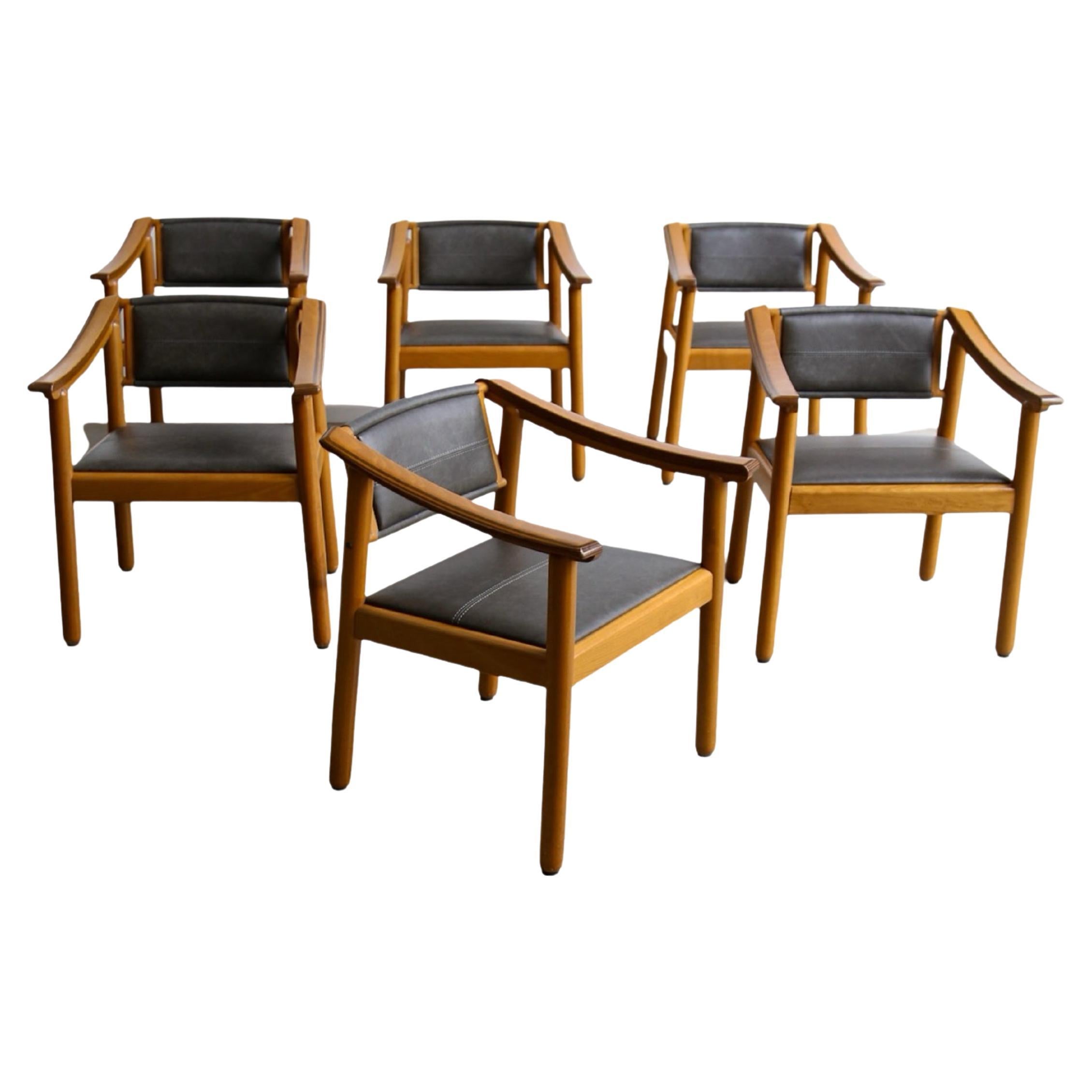 Pierre Cardin per Maxalto Set di sei poltrone