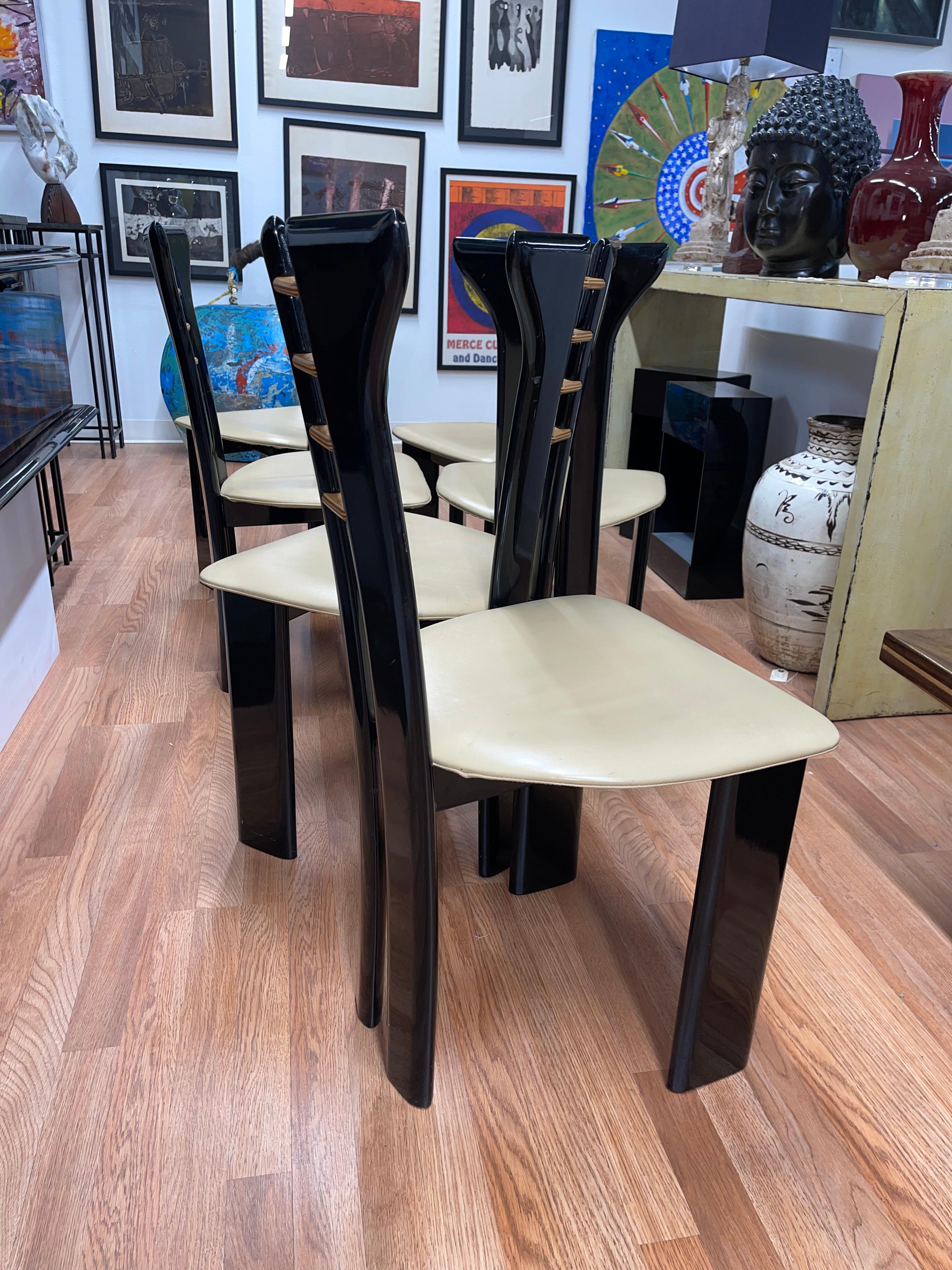 Pierre Cardin for Roche Bobois Dining Chairs For Sale 6