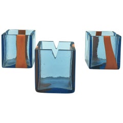 Pierre Cardin for Venini Ashtray, Set of 3, Italy, 1960s