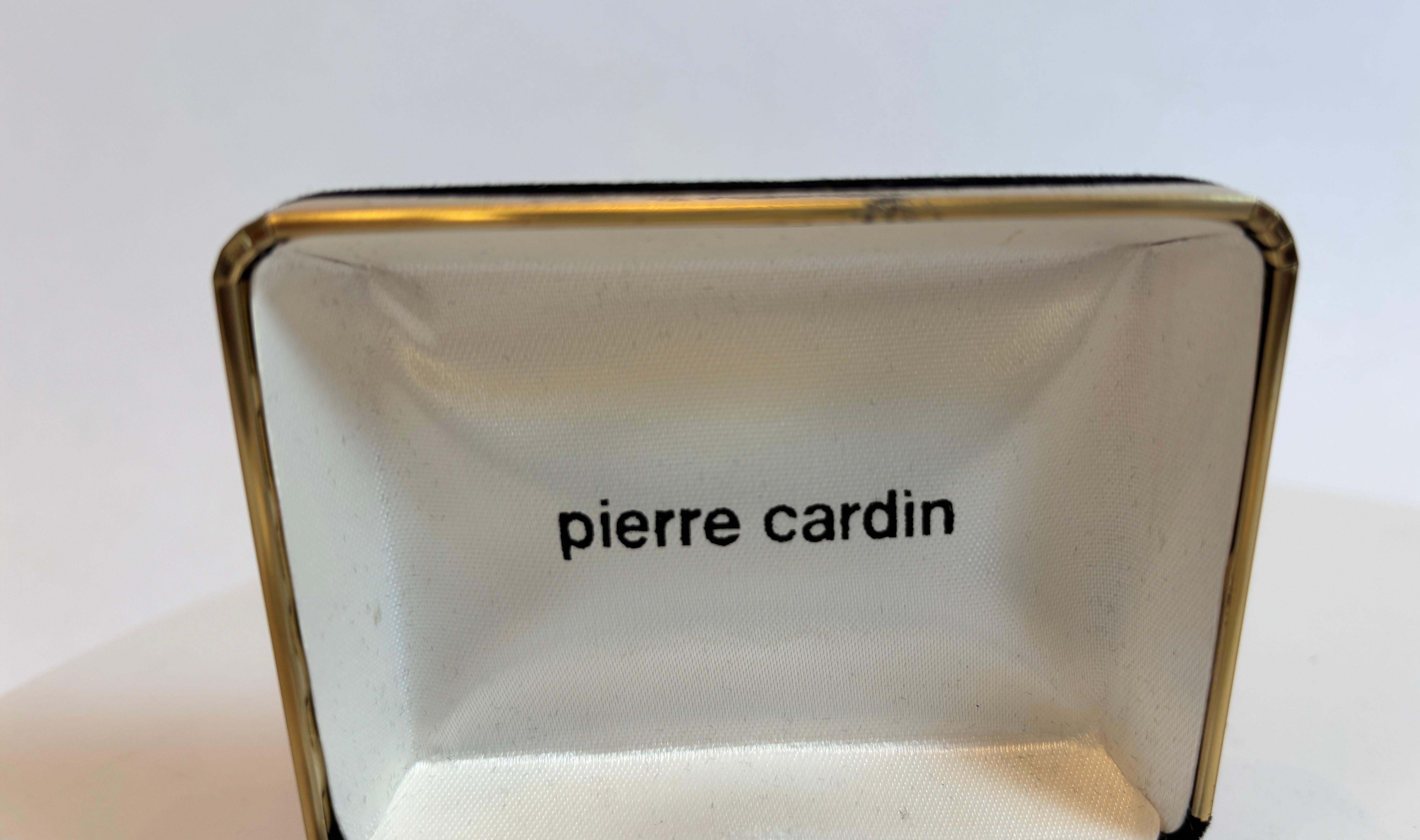 Marron Pierre Cardin Golf Money Clip in Original Box Vintage from the 1980s en vente