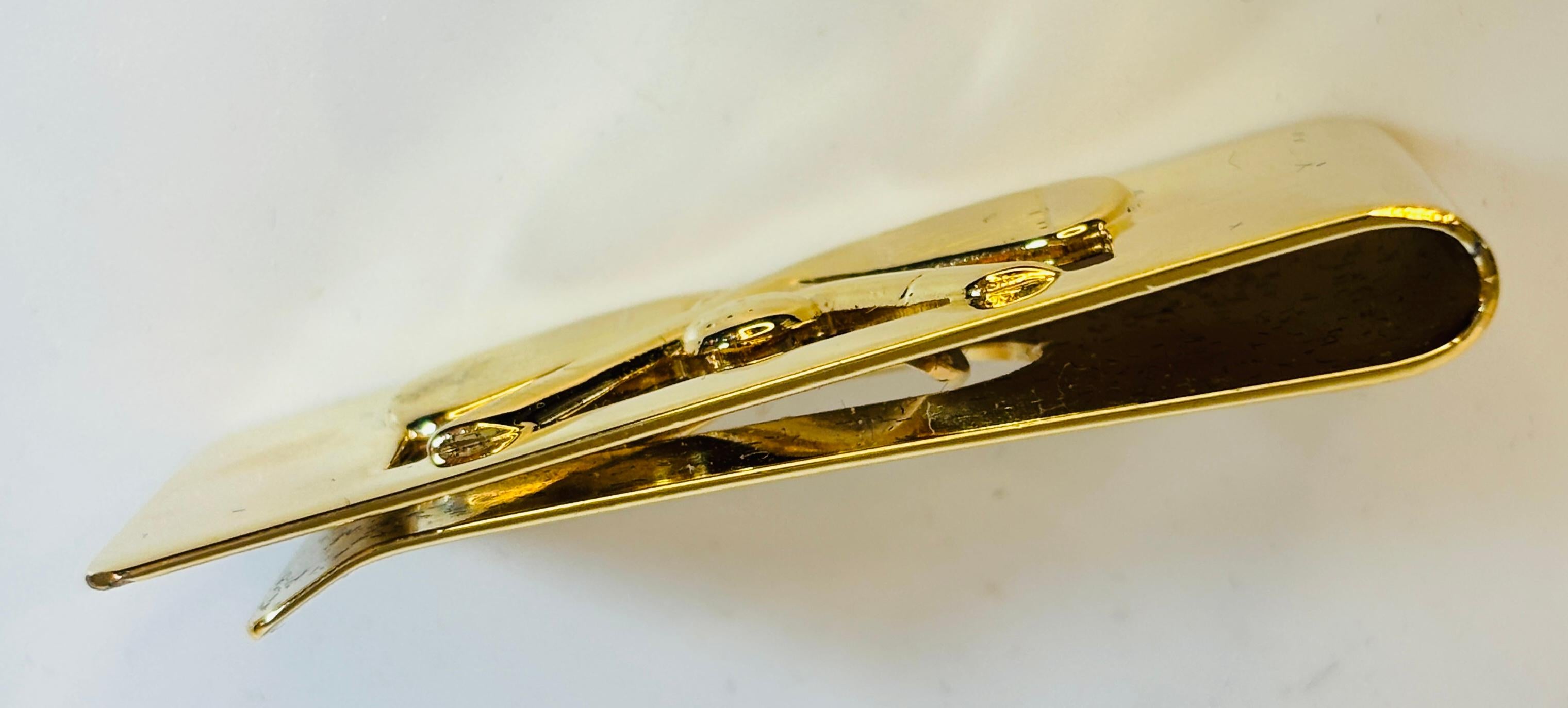 Pierre Cardin Golf Money Clip in Original Box Vintage from the 1980s en vente 3
