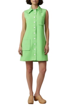 Pierre Cardin Green Mini Dress