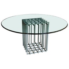 Pierre Cardin Grid "Cage" Dining Table