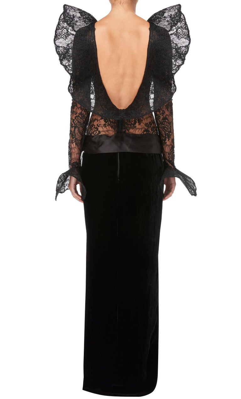 Pierre gown - Black