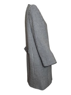 Pierre Cardin Haute Couture Houndstooth Coat, 1980s