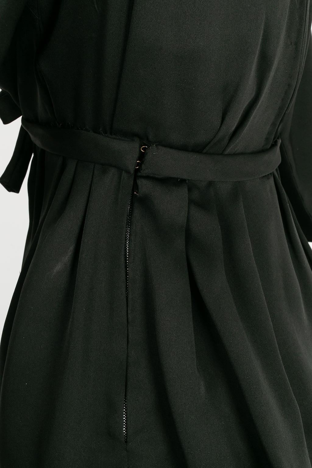 Pierre Cardin Haute Couture Long Silk Dress, Size 36FR For Sale 2