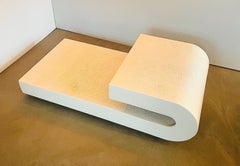 Pierre Cardin High Gloss Wave Coffee Table