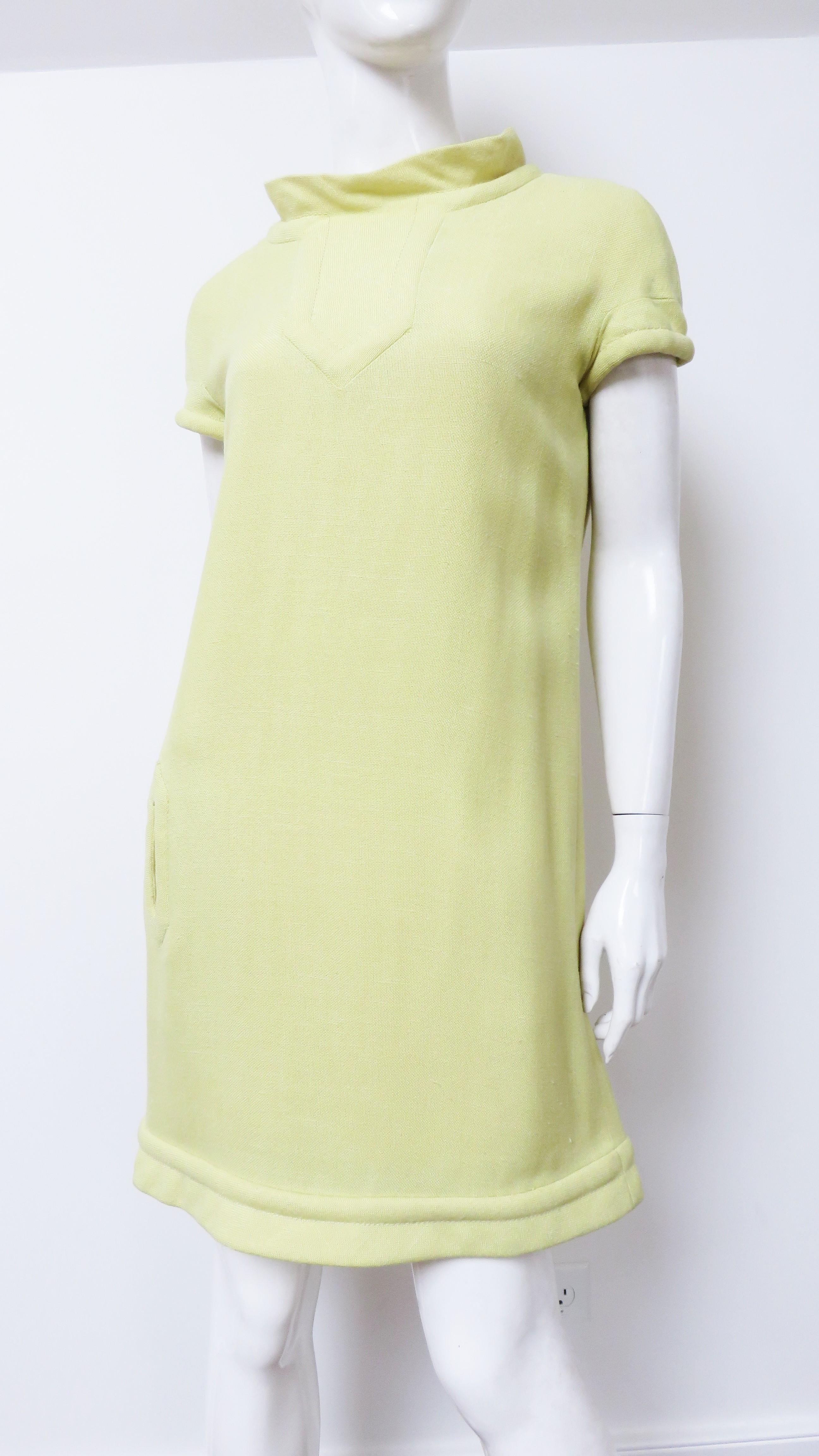 Pierre Cardin Iconic 1960s Dress In Good Condition For Sale In Water Mill, NY
