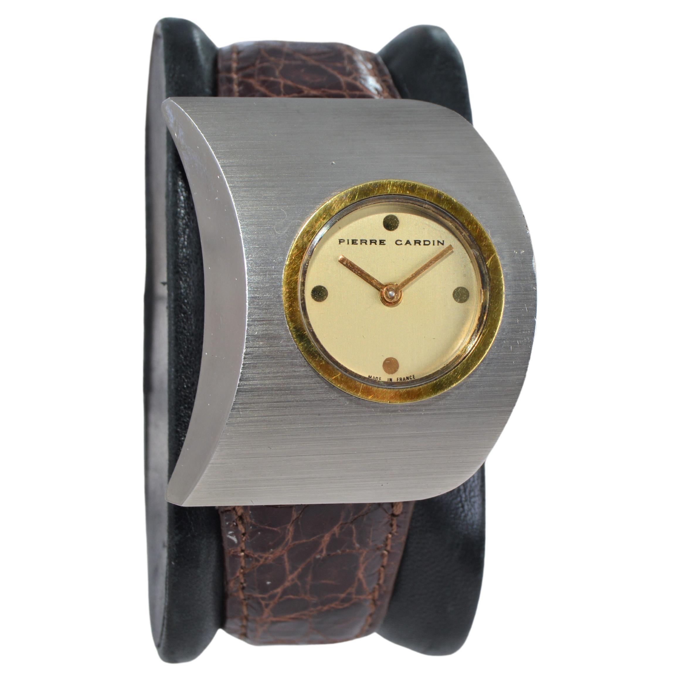 pierre cardin stainless steel watch