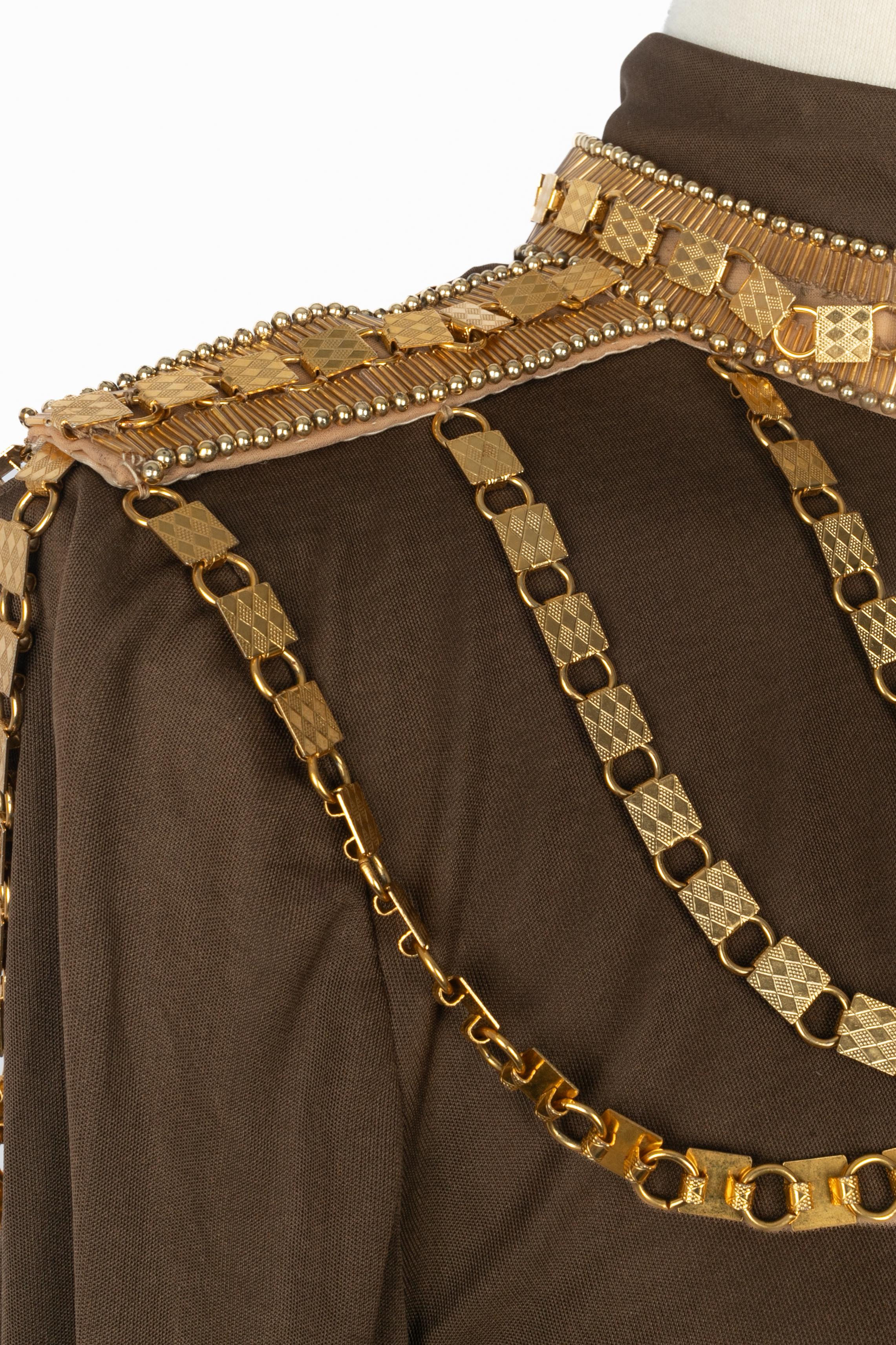 Top in jersey Pierre Cardin 1960-1970 In condizioni ottime in vendita a SAINT-OUEN-SUR-SEINE, FR