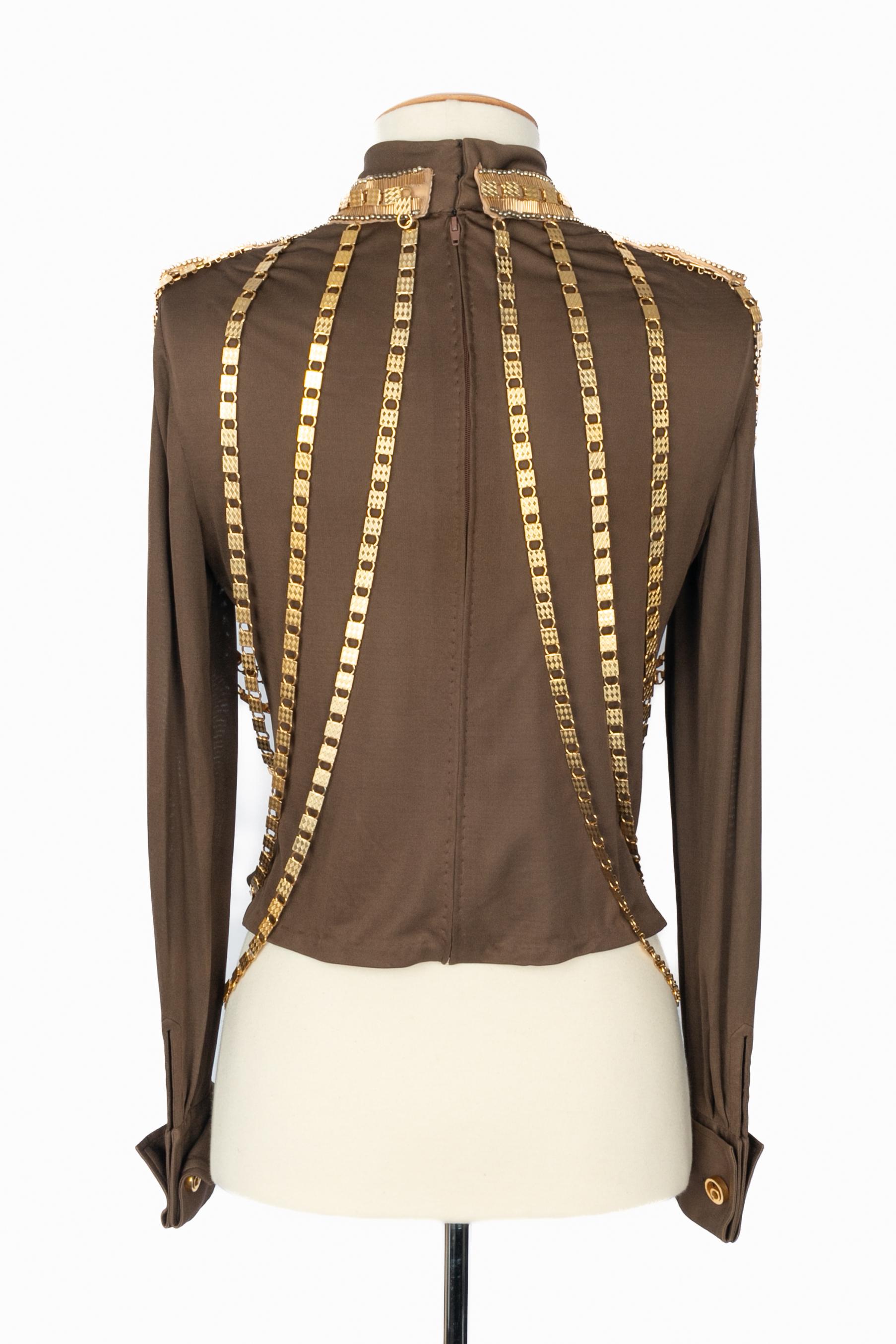 Top in jersey Pierre Cardin 1960-1970 in vendita 2