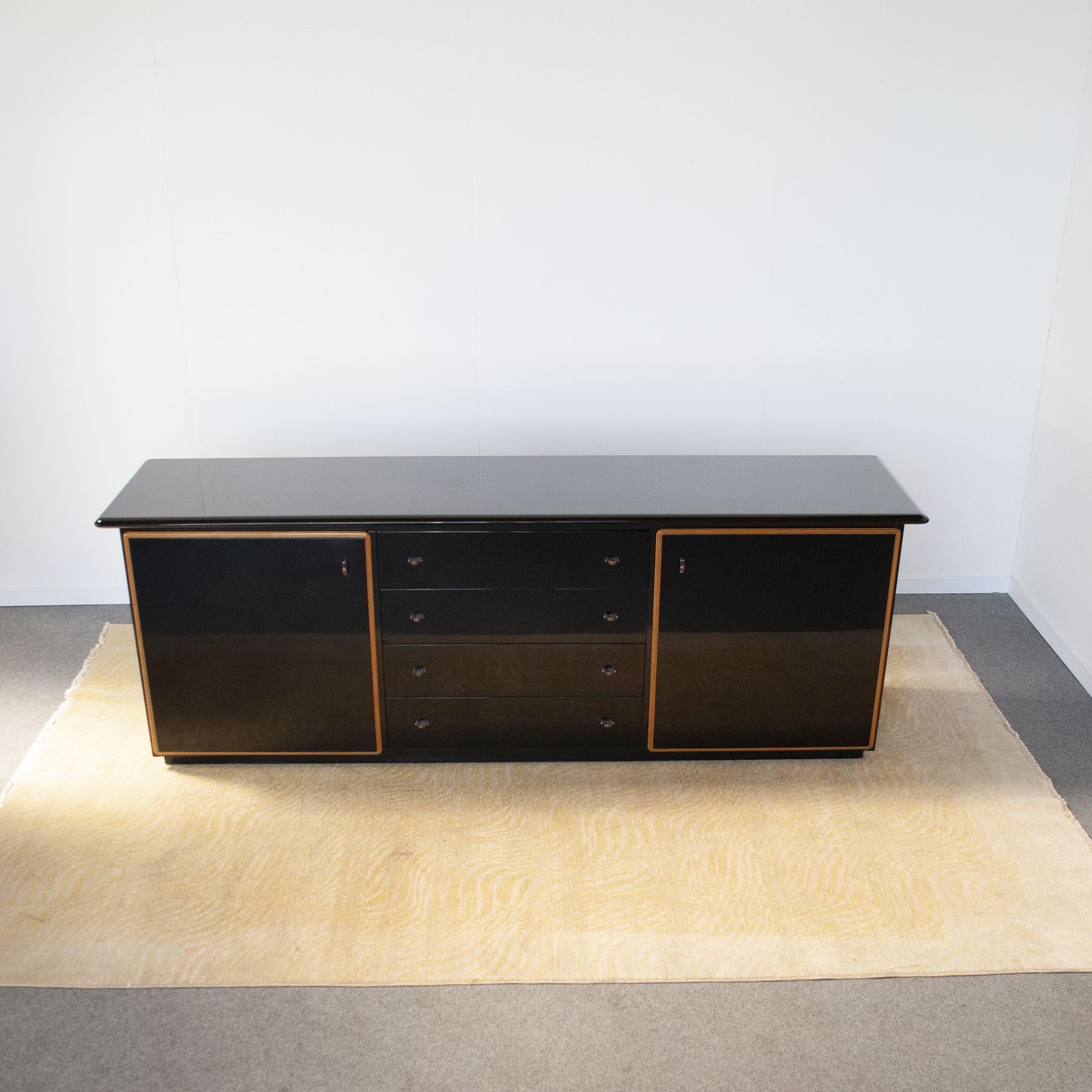 Pierre Cardin Lacquered Sideboard Mid Seventies For Sale 3