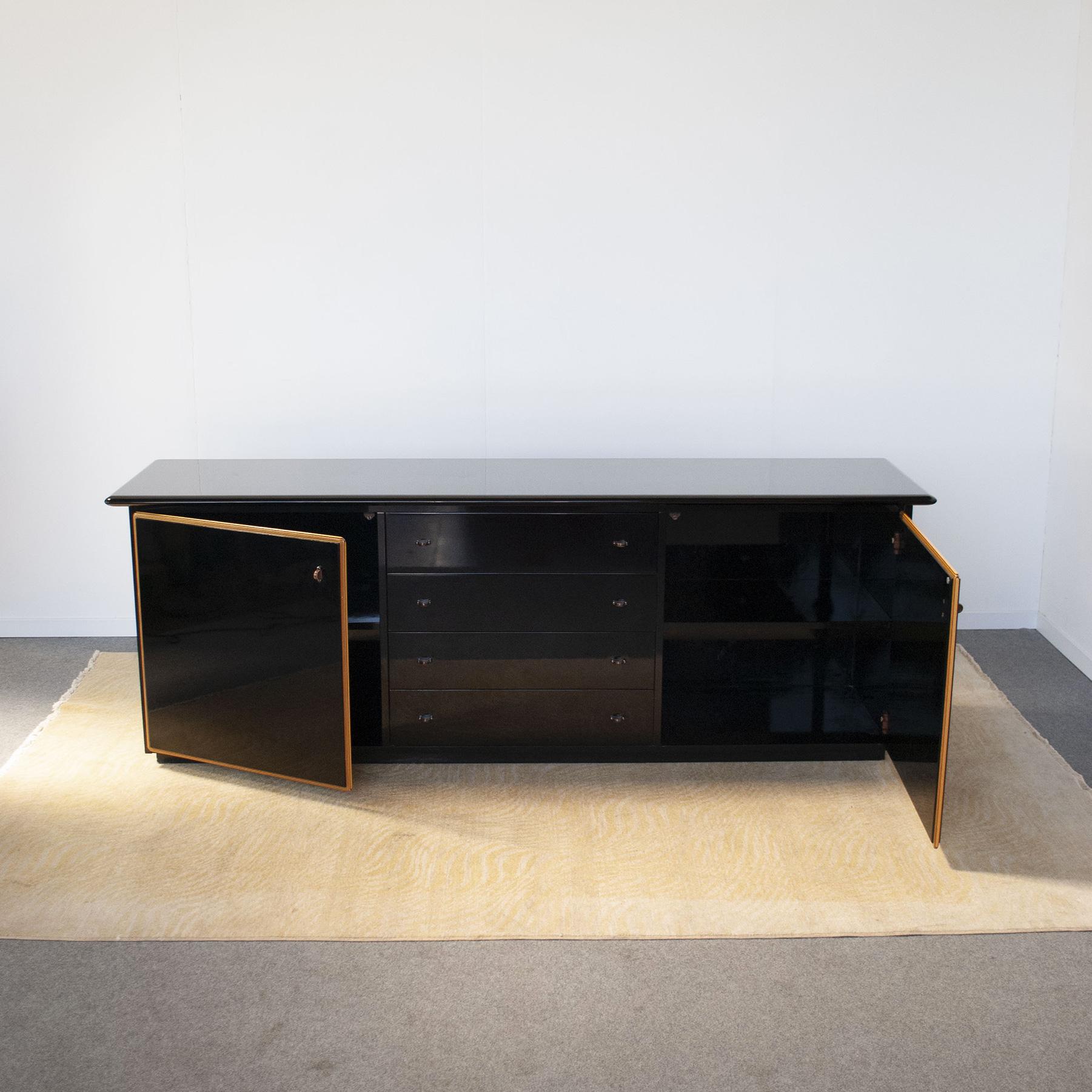 Pierre Cardin Lacquered Sideboard Mid Seventies For Sale 4