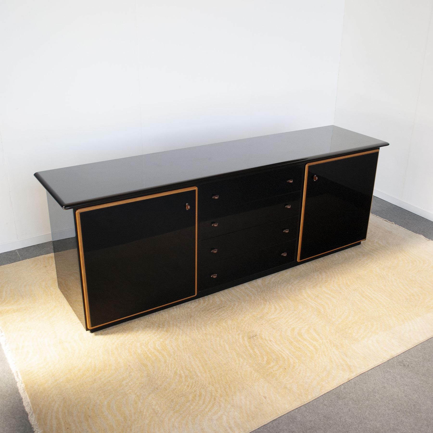 Pierre Cardin Lacquered Sideboard Mid Seventies For Sale 1