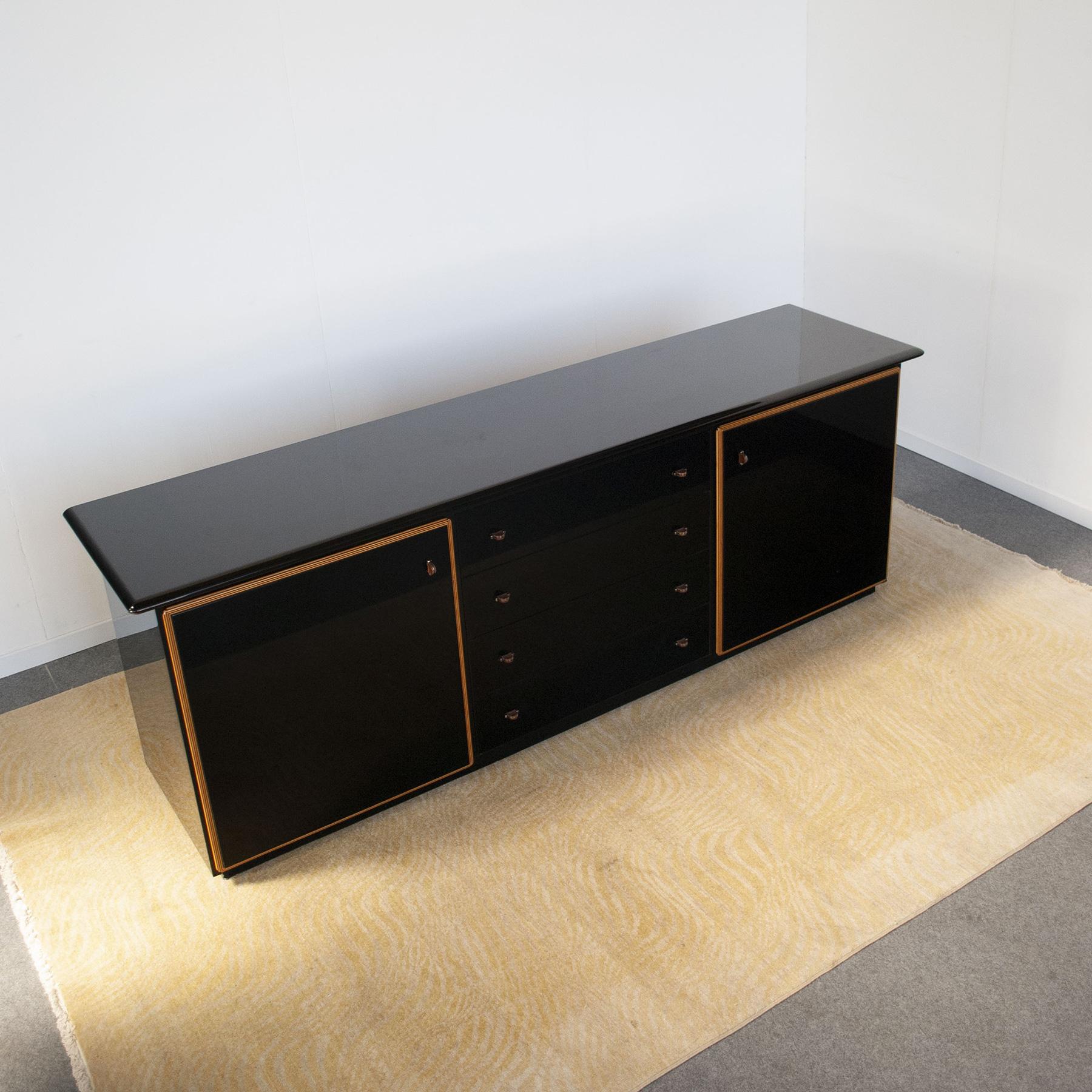 Pierre Cardin Lacquered Sideboard Mid Seventies For Sale 2