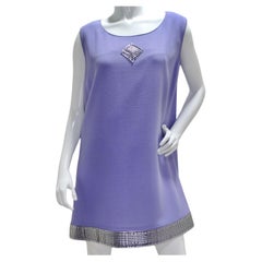 Pierre Cardin Lavender Studded Dress