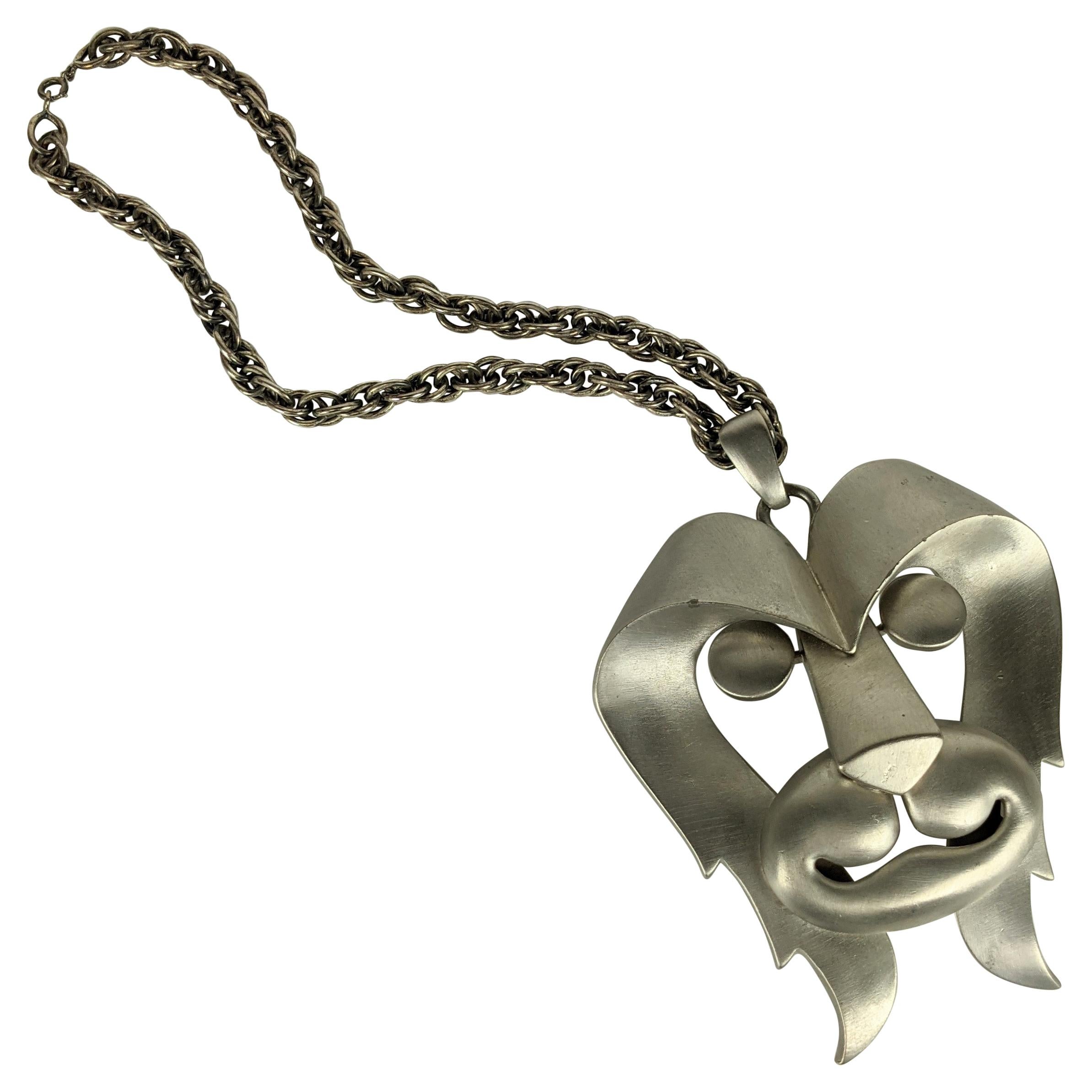 Pierre Cardin Modernist Large Pendant Necklace, 1960s For Sale at 1stDibs | pierre  cardin necklace, pierre cardin vintage necklace, pierre cardin necklace and  bracelet set